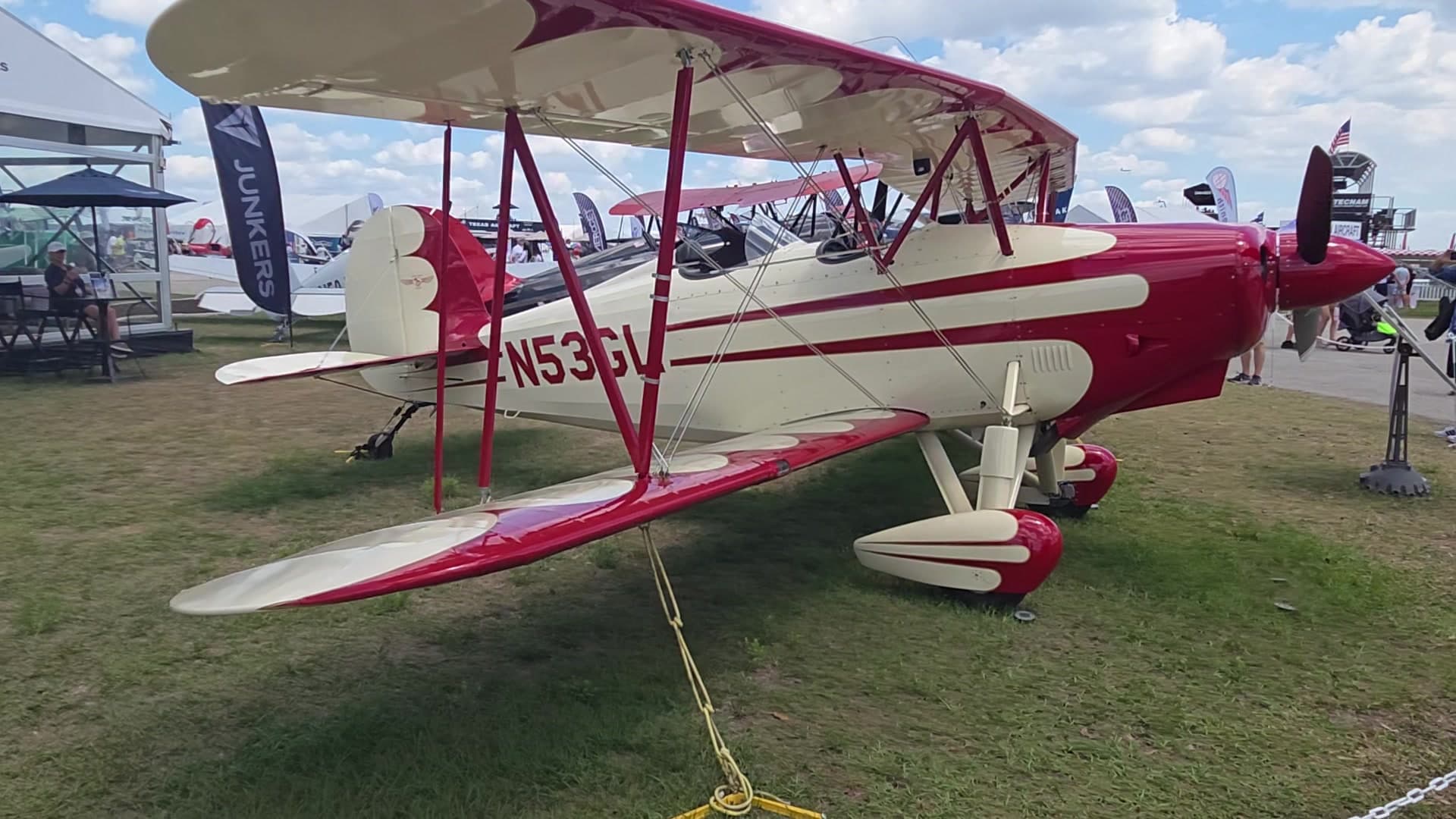 N53GL - Waco YMF-5 biplane