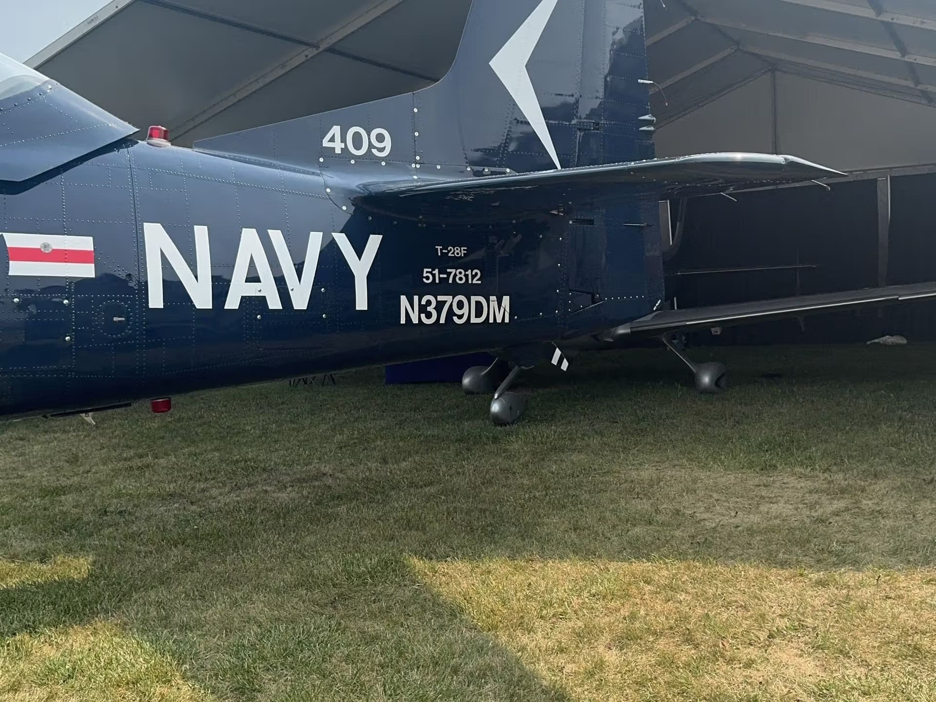 N379DM — 1951 North American T-28F at Wittman Regional Airport
