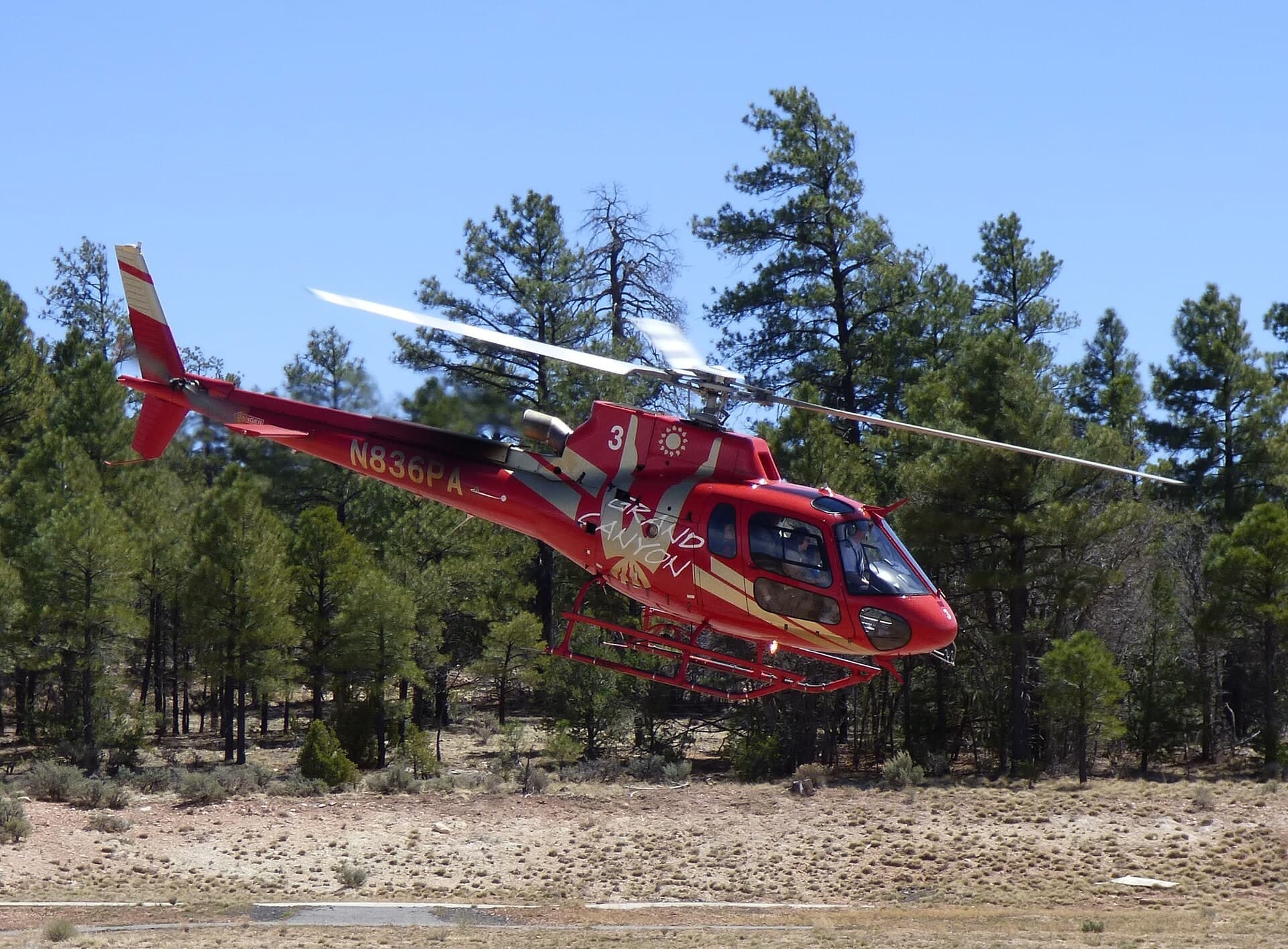 N836PA — Helicopter