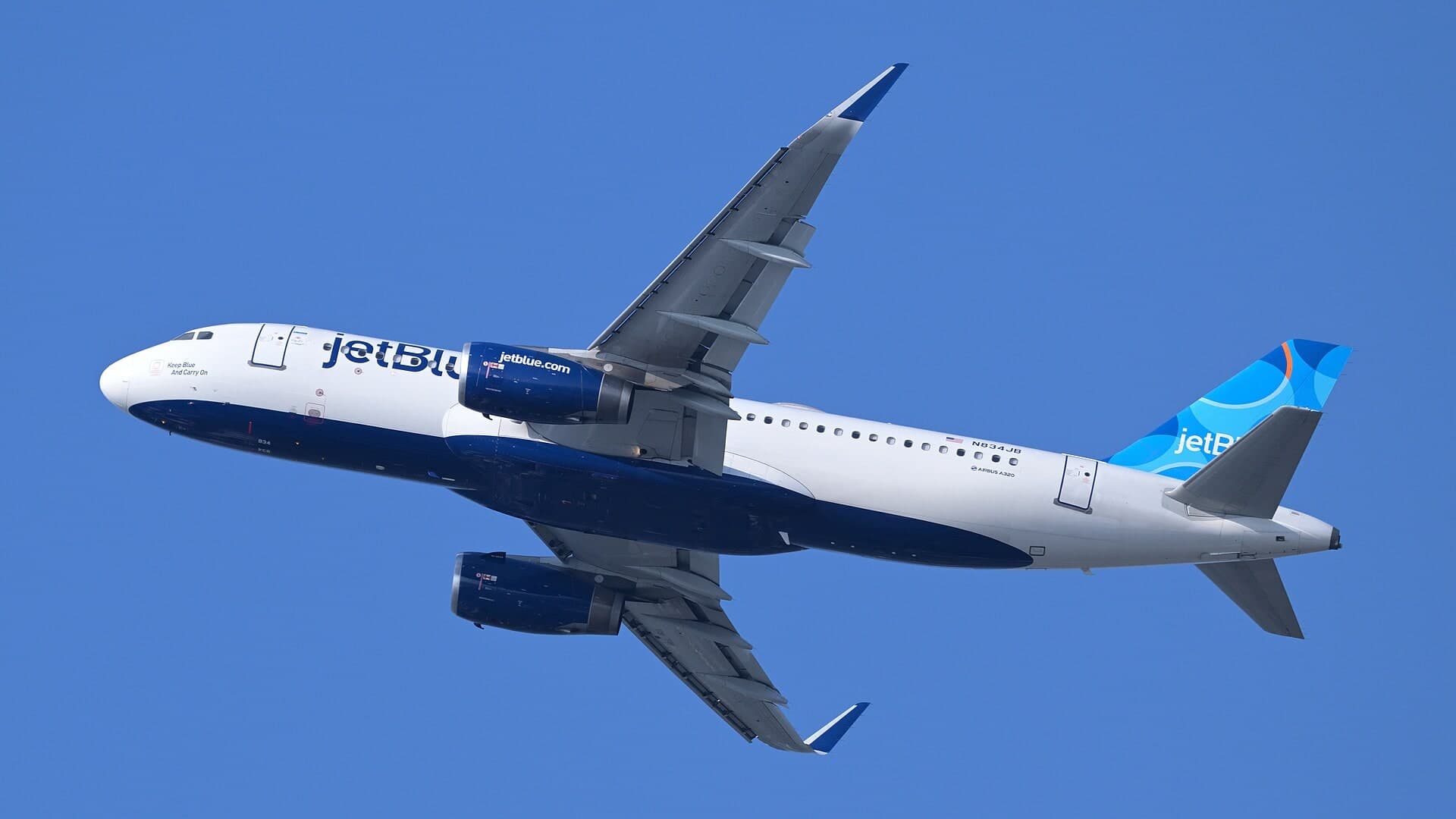 N834JB — Airbus