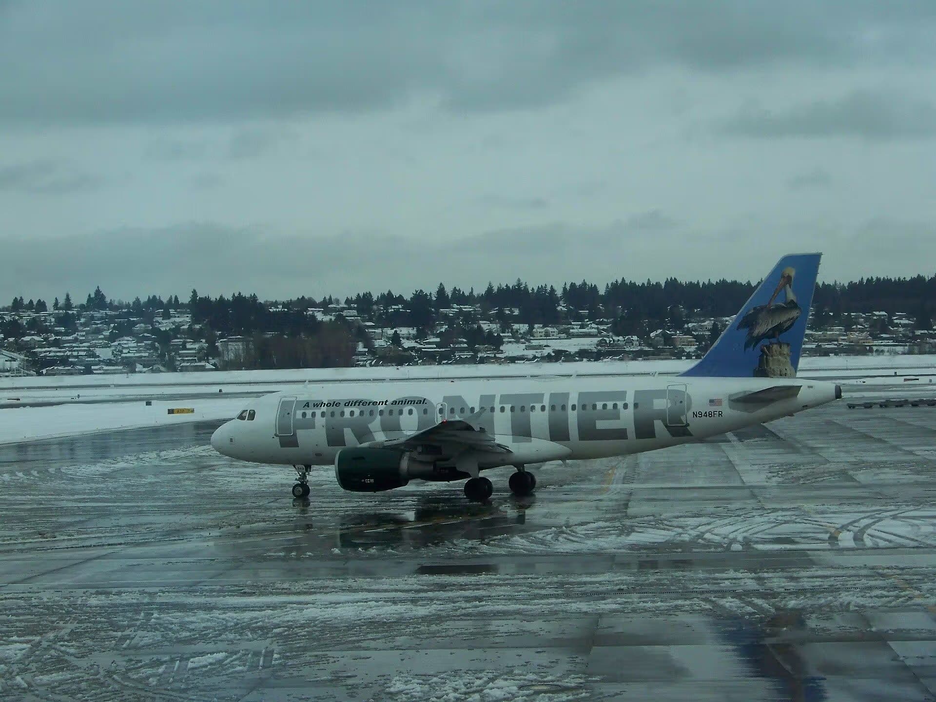 N948FR — Airbus at Portland International Airport