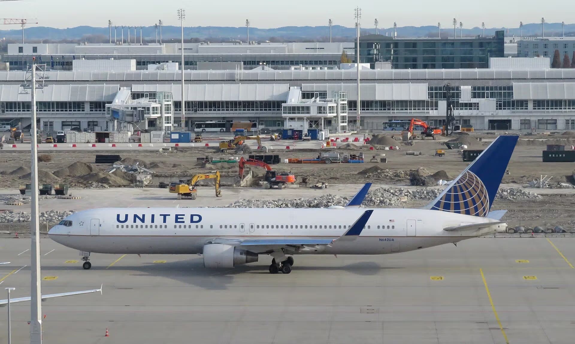 N642UA — Boeing at Munich Airport