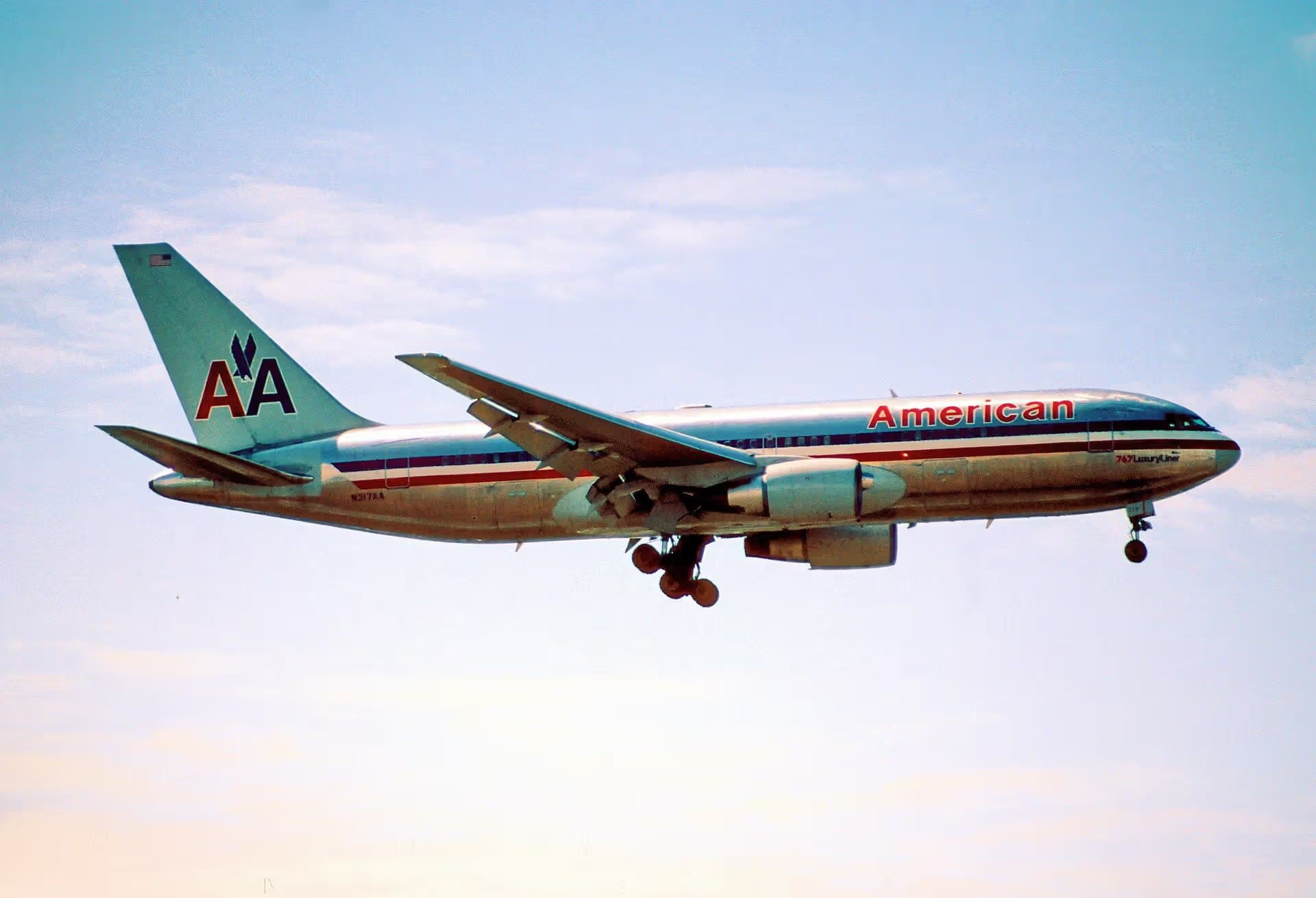 N317AA — Twin-engine aircraft