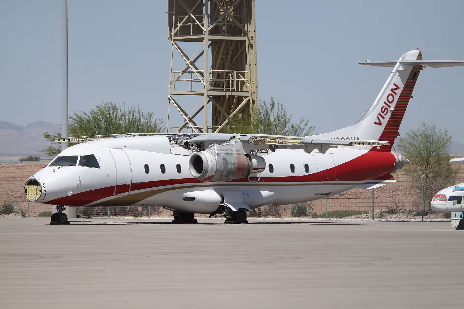N328VA — Twin-engine aircraft