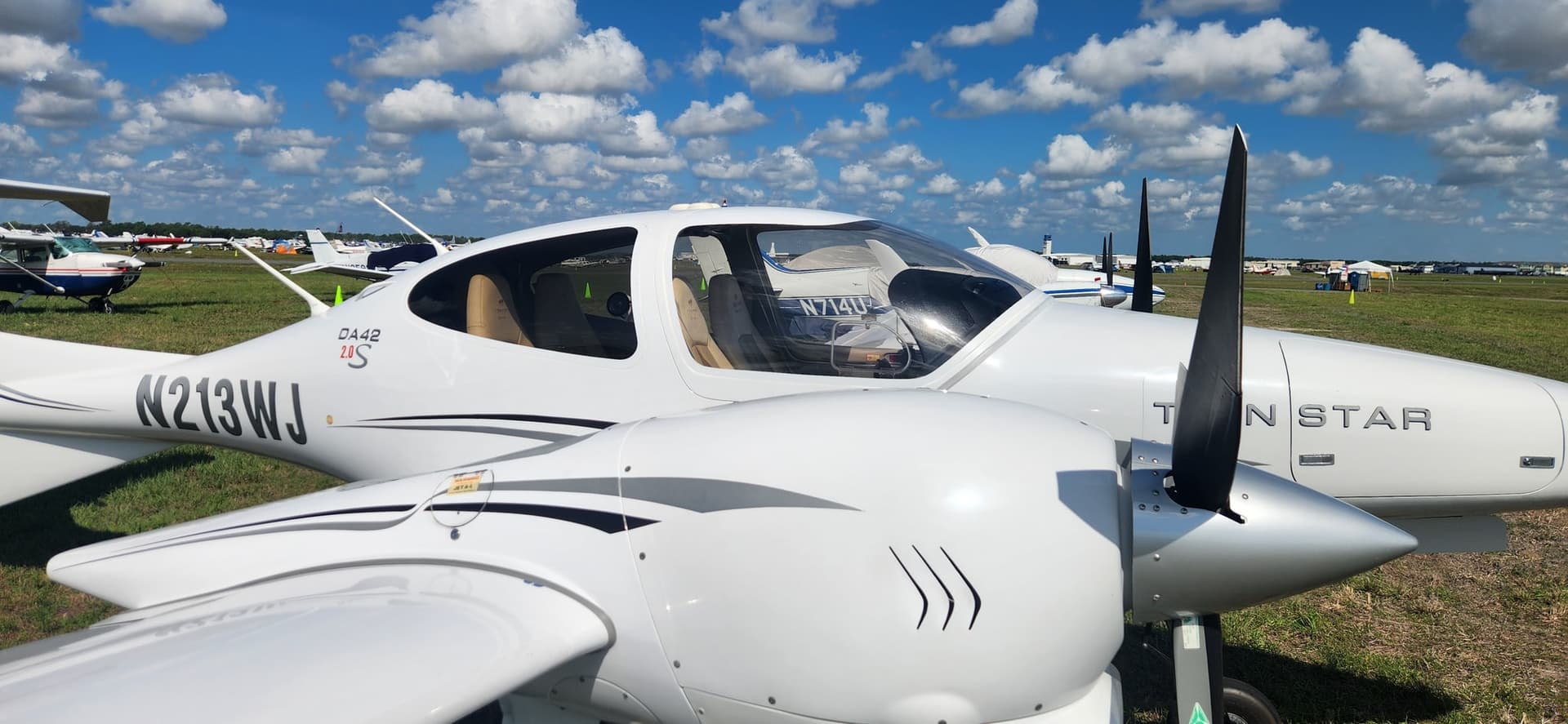 N213WJ — Diamond DA 42 at Lakeland Linder Intl