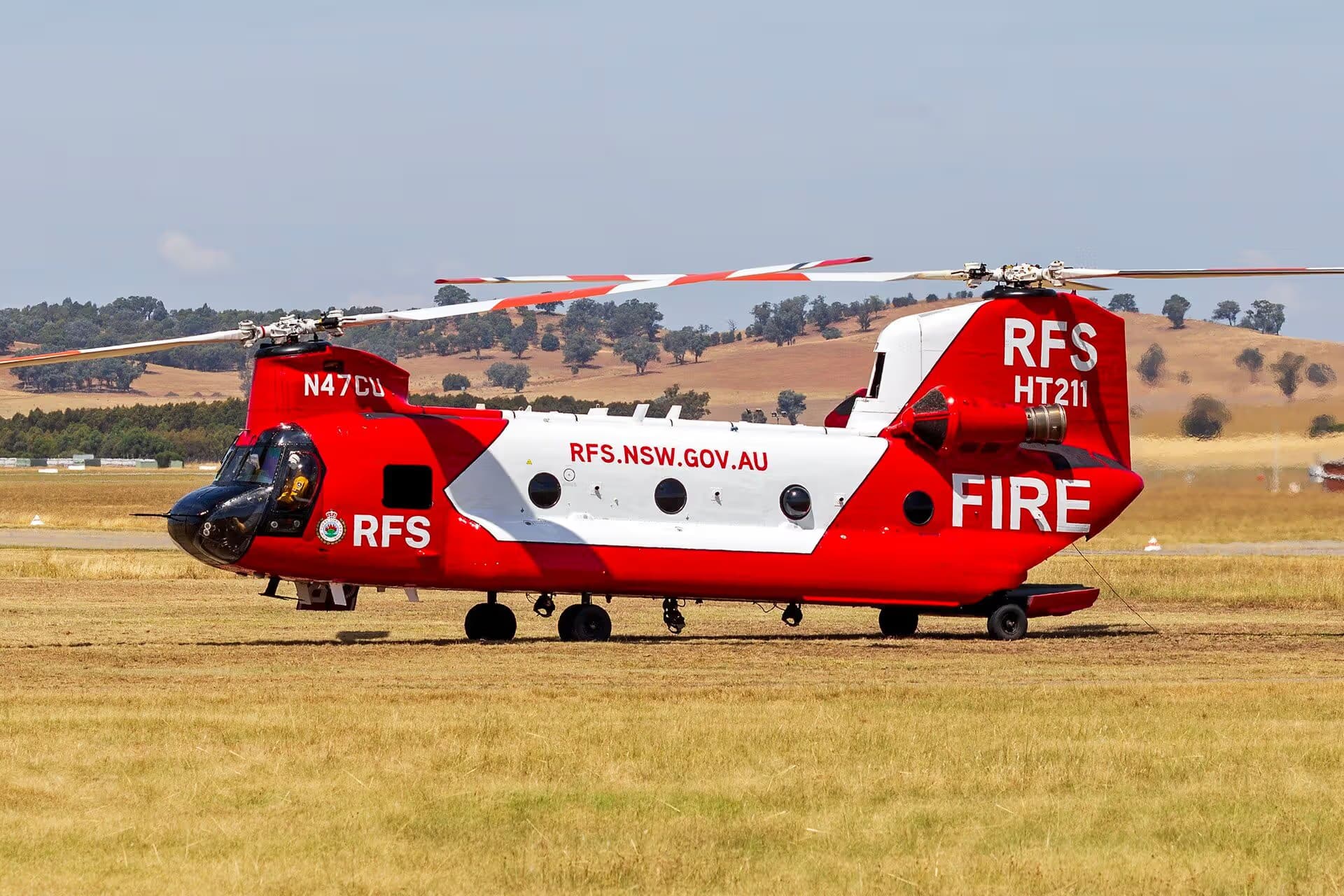 N47CU — Boeing at Wagga Wagga Airport