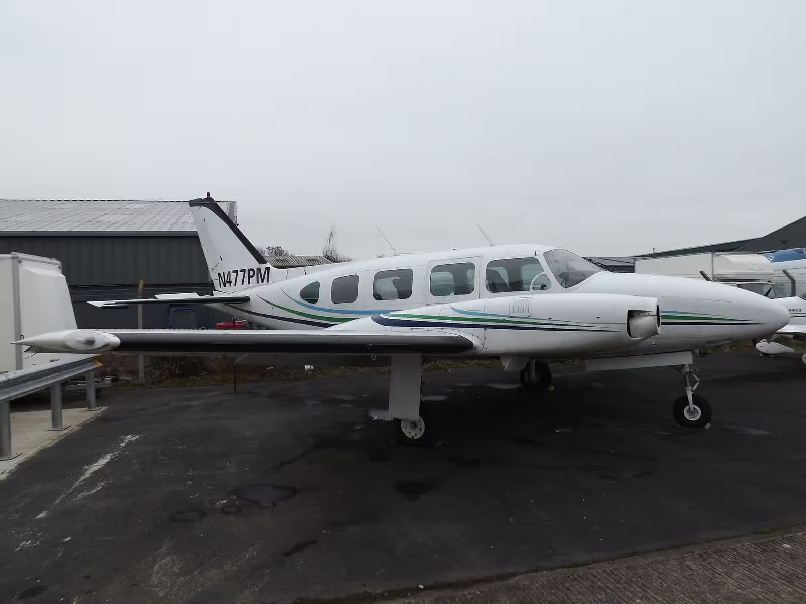N477PM — Twin-engine aircraft