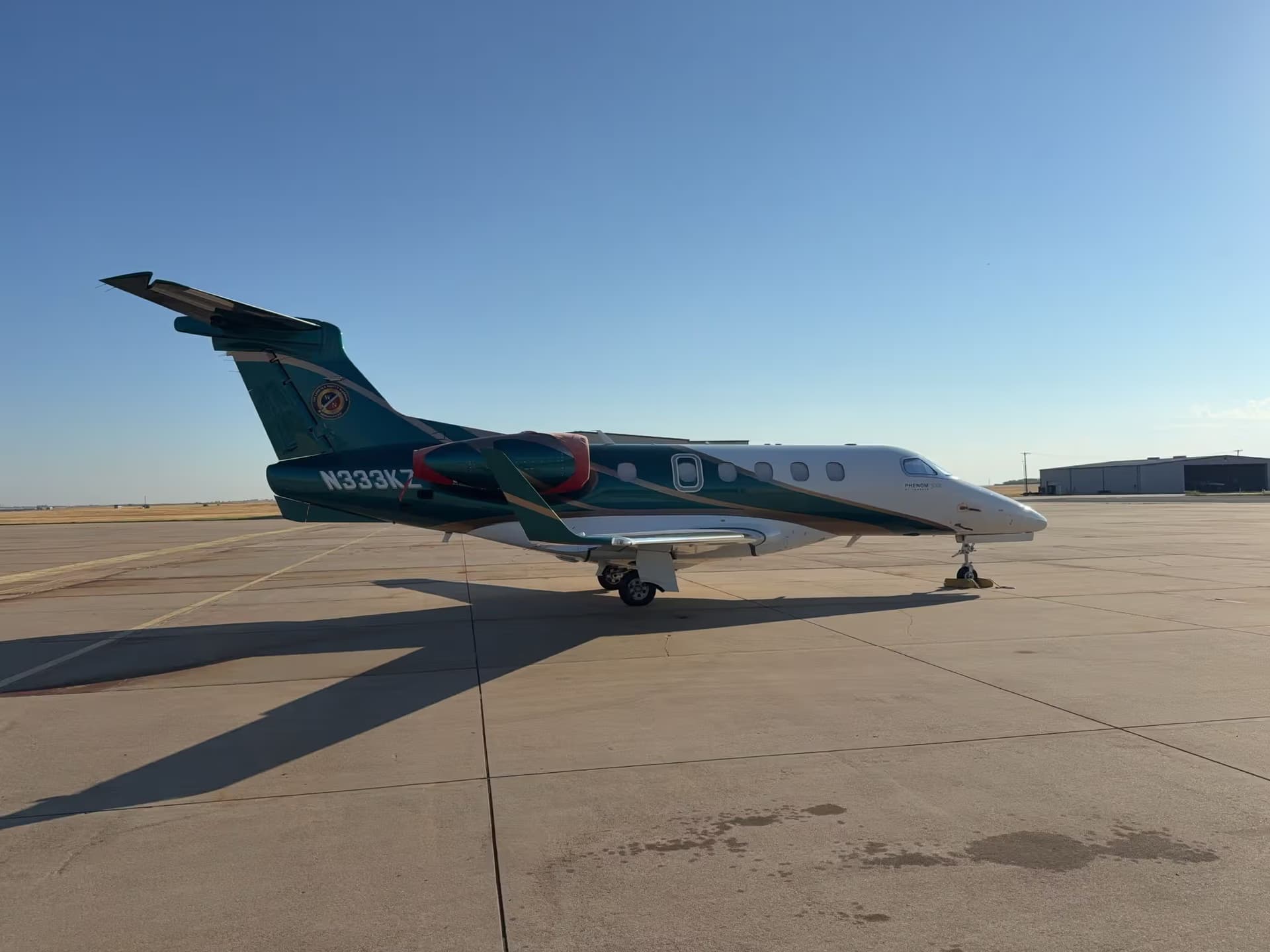 N333KZ — Embraer Phenom 300 at Wichita Falls Municipal Airport / Sheppard Air Force Base