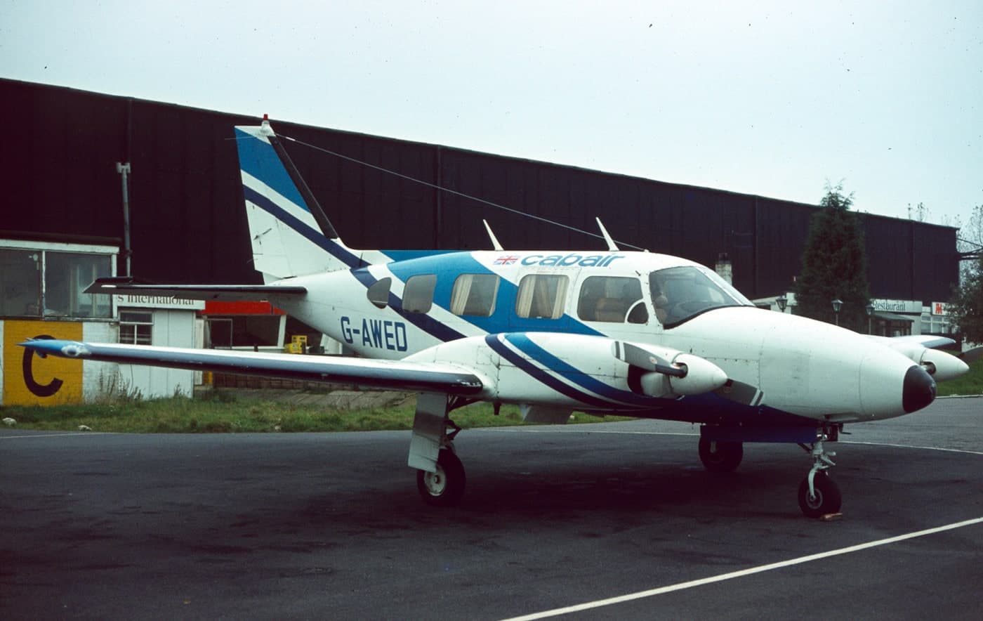 G-AWED — Twin-engine aircraft