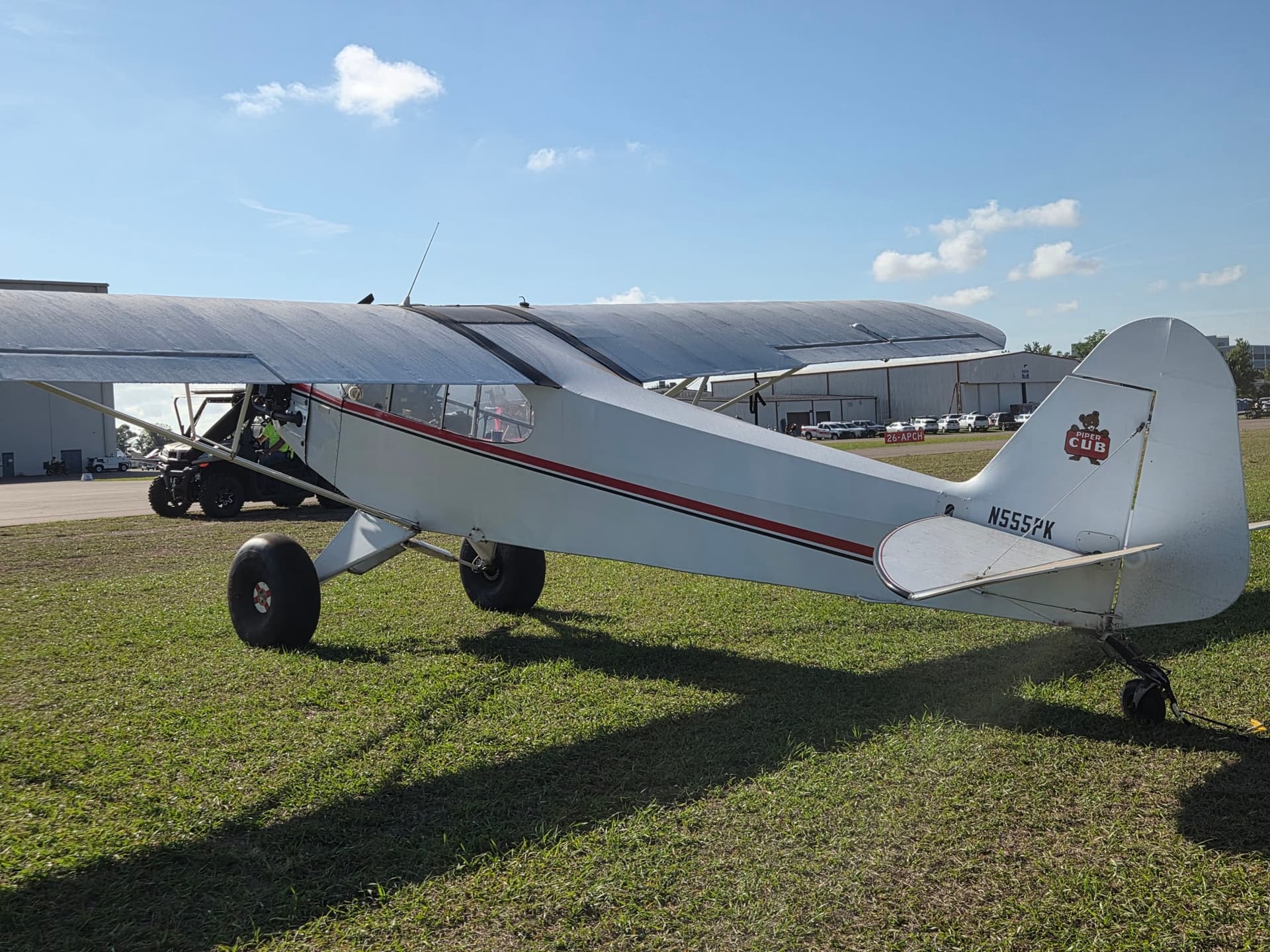 N555PK — Piper J-3C-65 at Lakeland Linder Intl