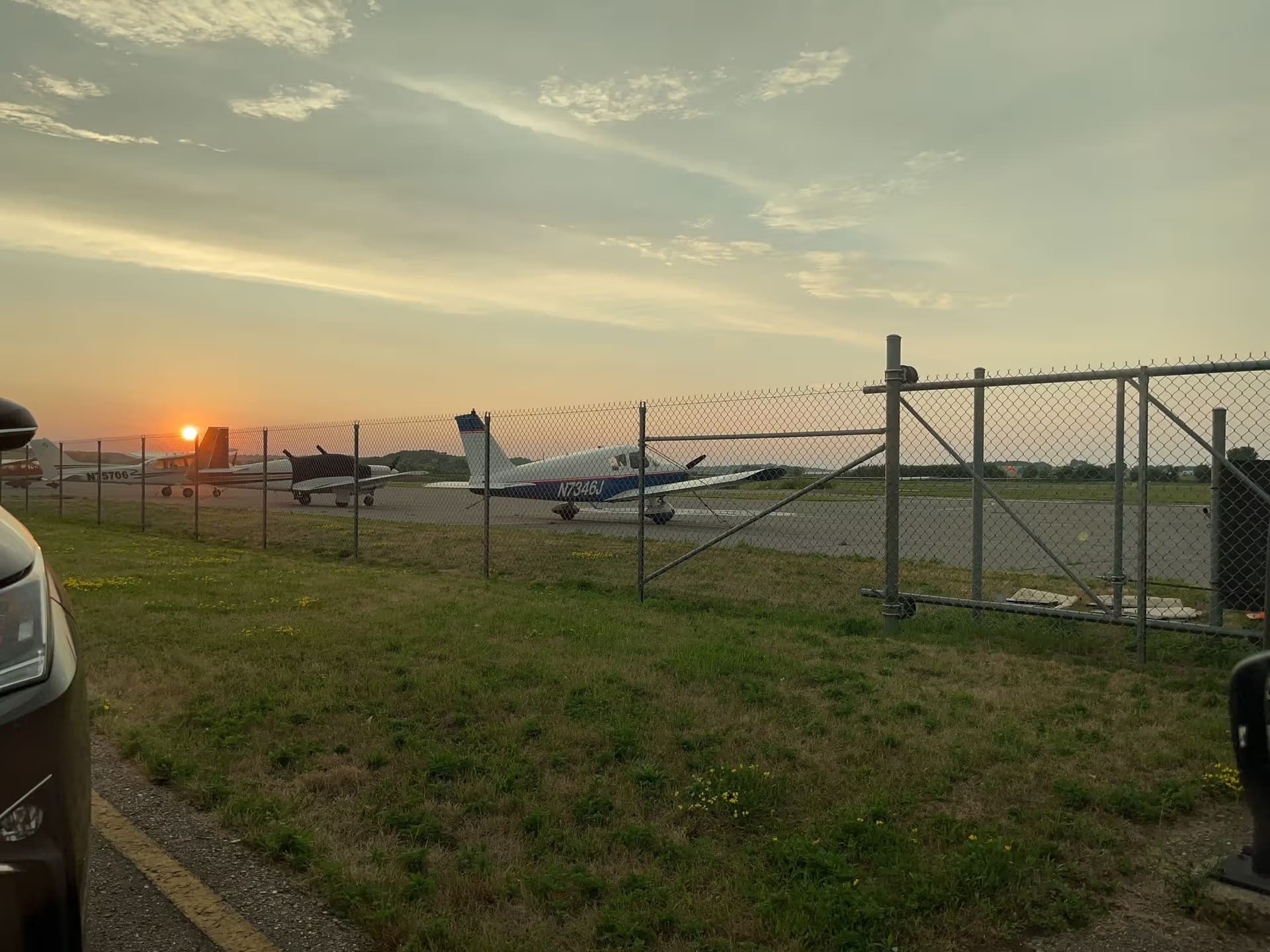 N7346J — Piper PA-28-140 at Middleton Municipal Morey Field