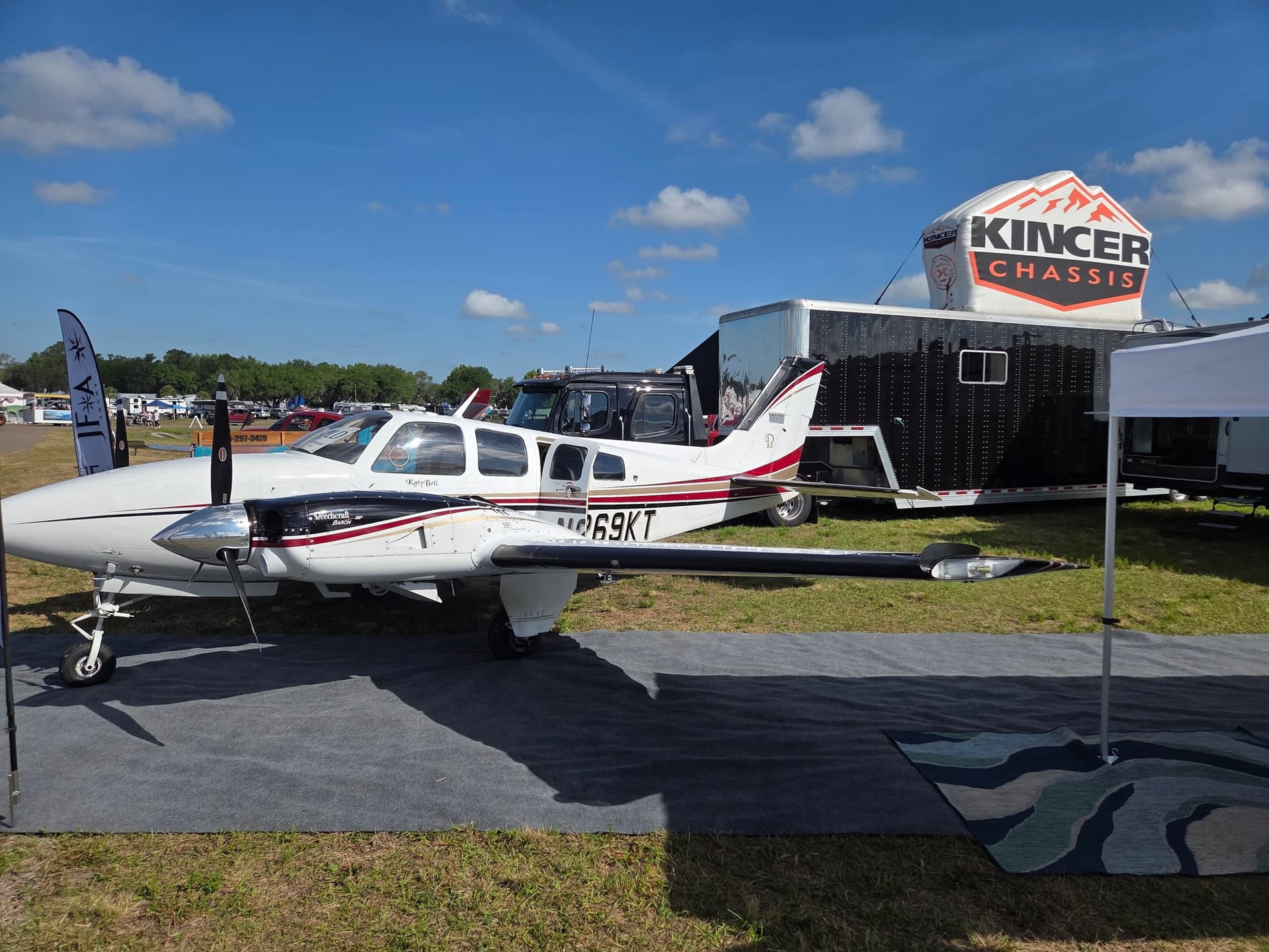 N269KT — Beechcraft Baron 58P at Lakeland Linder Intl