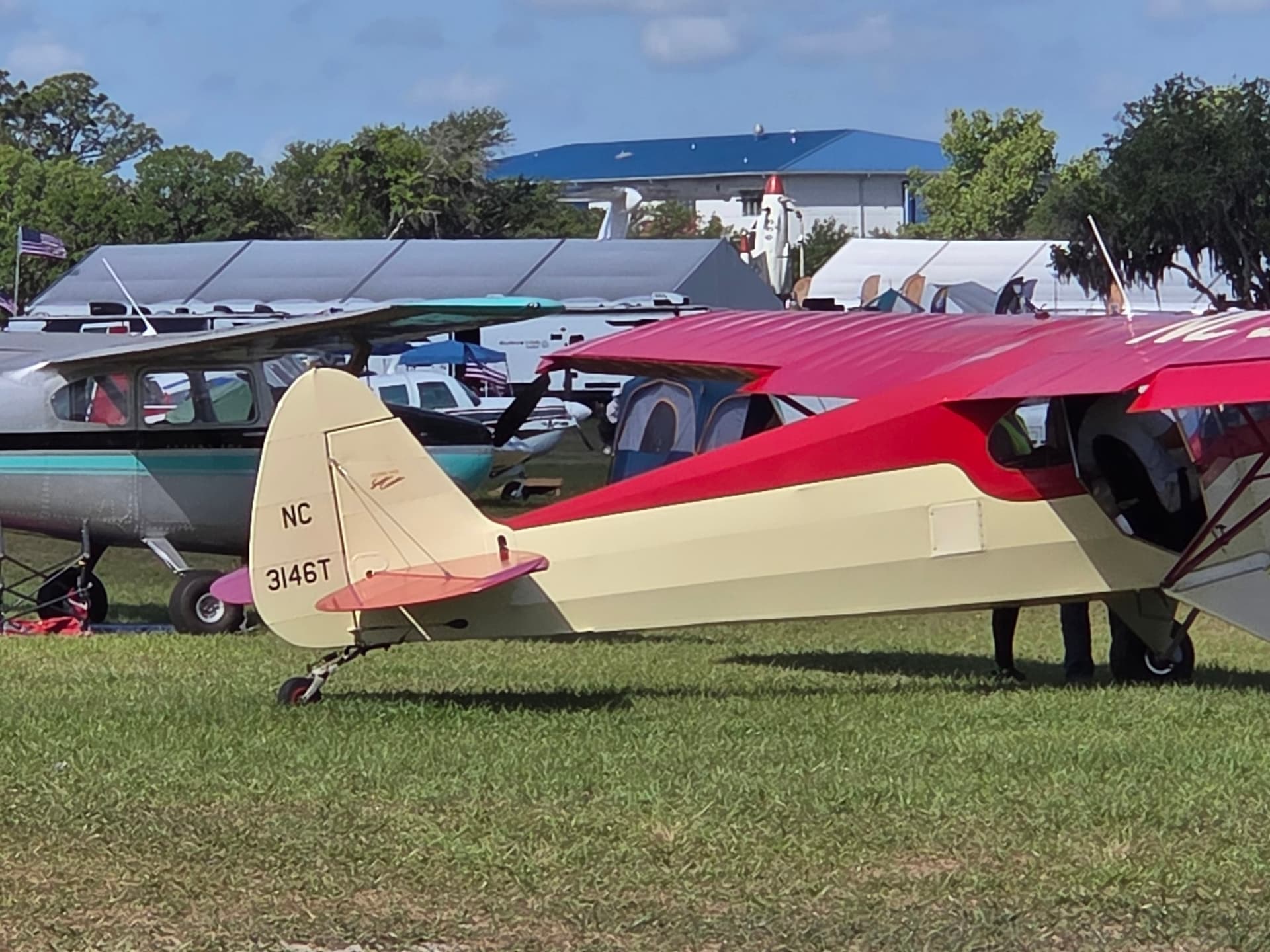 N3146T — Piper PA-12 Super Cruiser at Lakeland Linder Intl