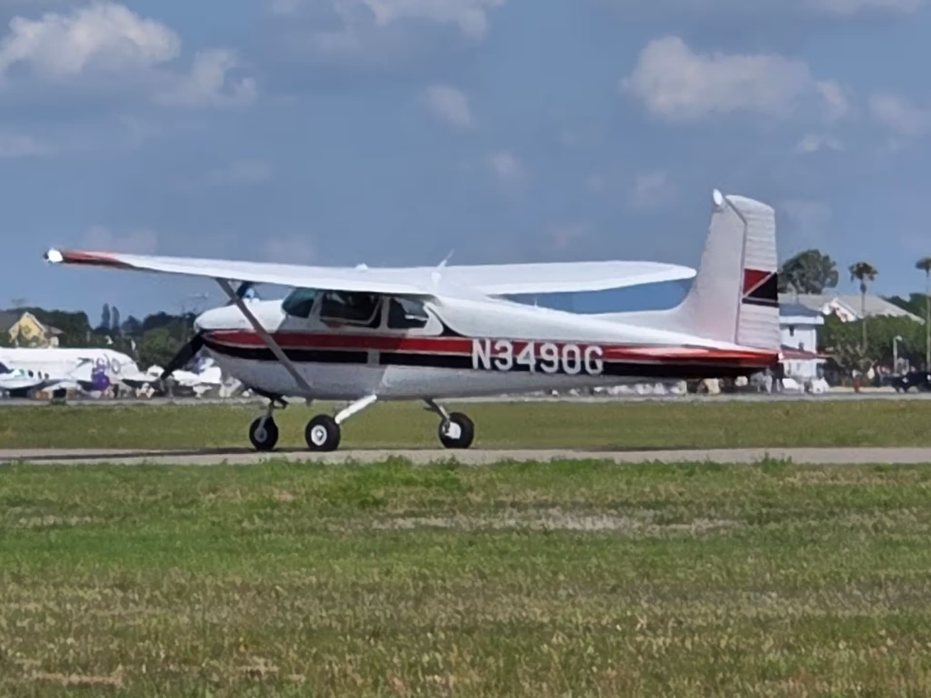 N3490G — Cessna 182B at Lakeland Linder Intl