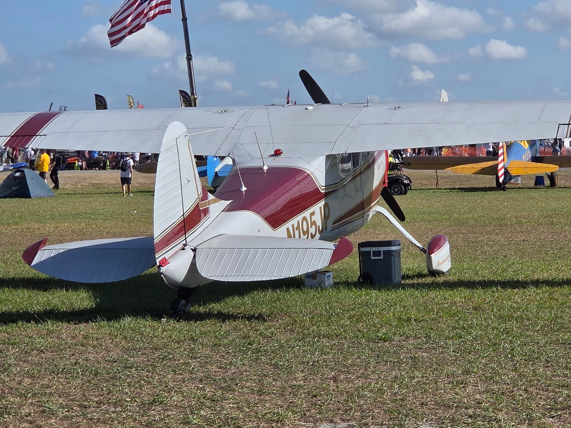 N195JP — Cessna 195 at Lakeland Linder Intl