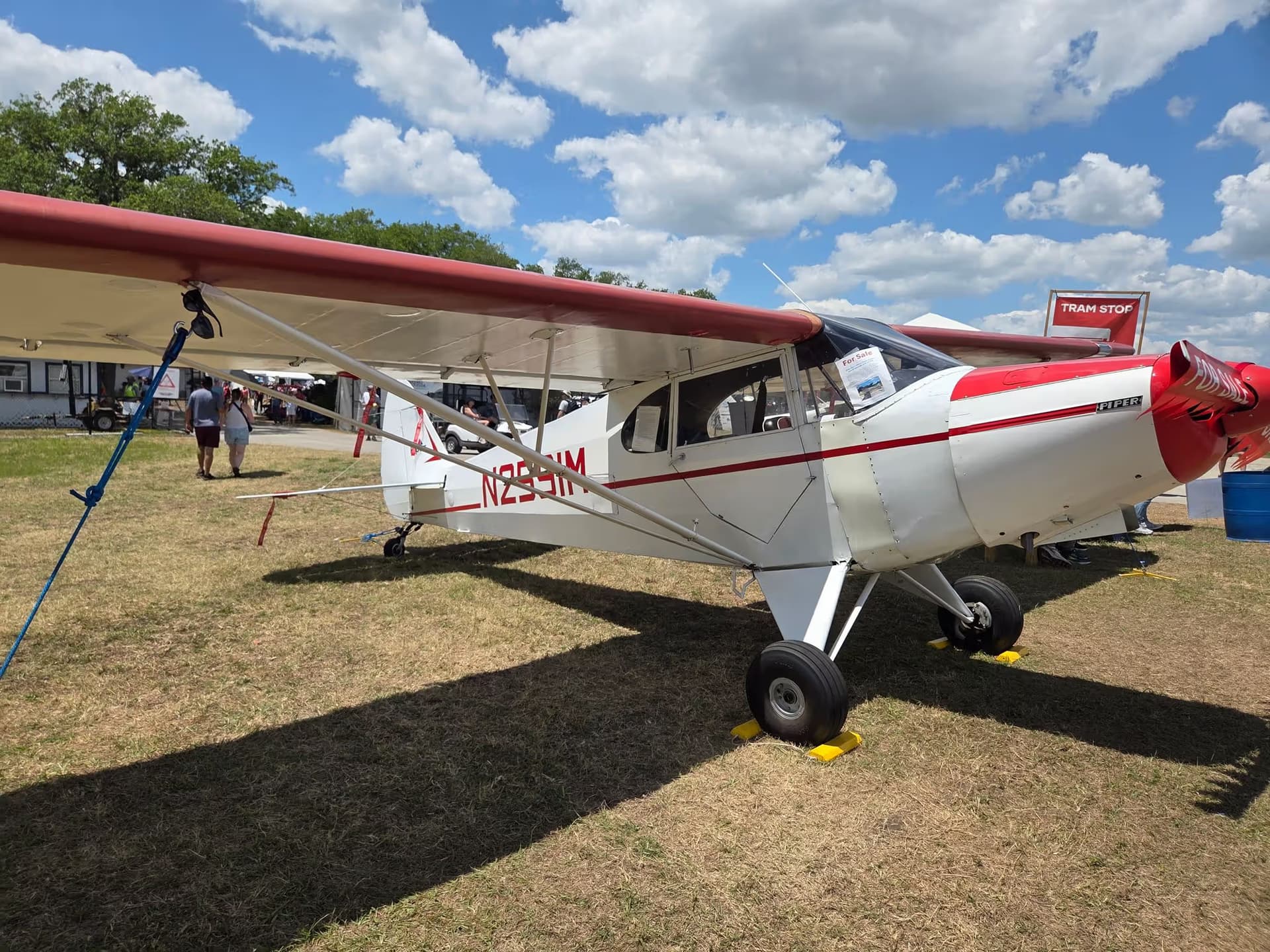 N2591M — Piper PA-12 Super Cruiser at Lakeland Linder Intl