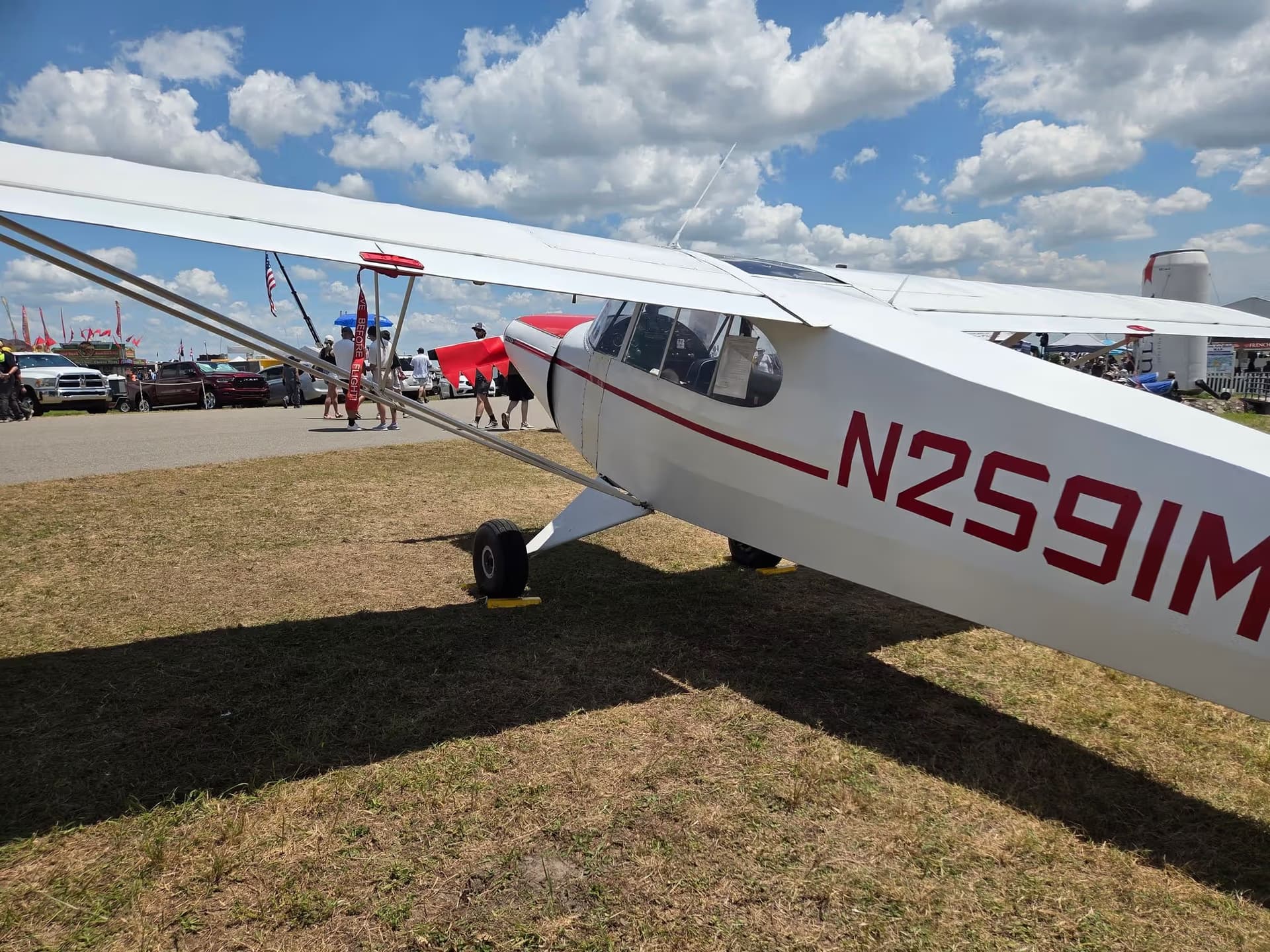 N2591M — Piper PA-12 Super Cruiser at Lakeland Linder Intl