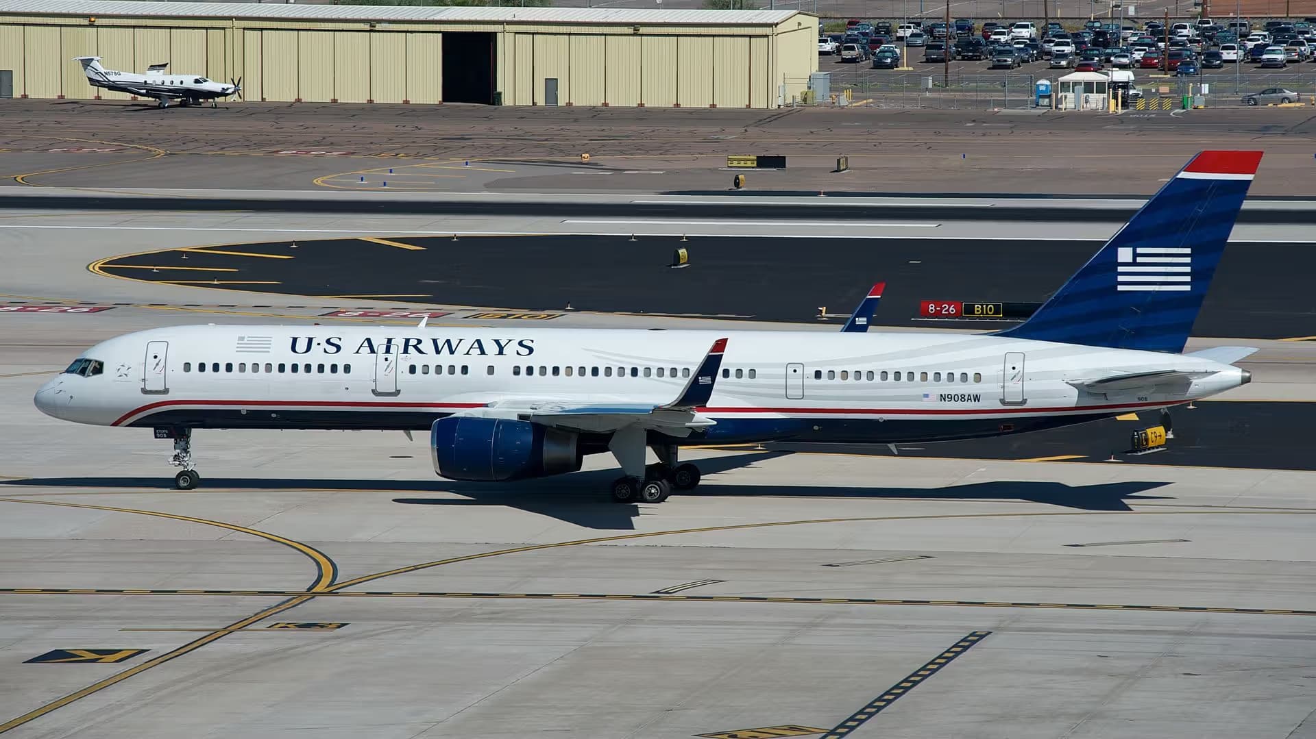N908AW — Twin-engine aircraft