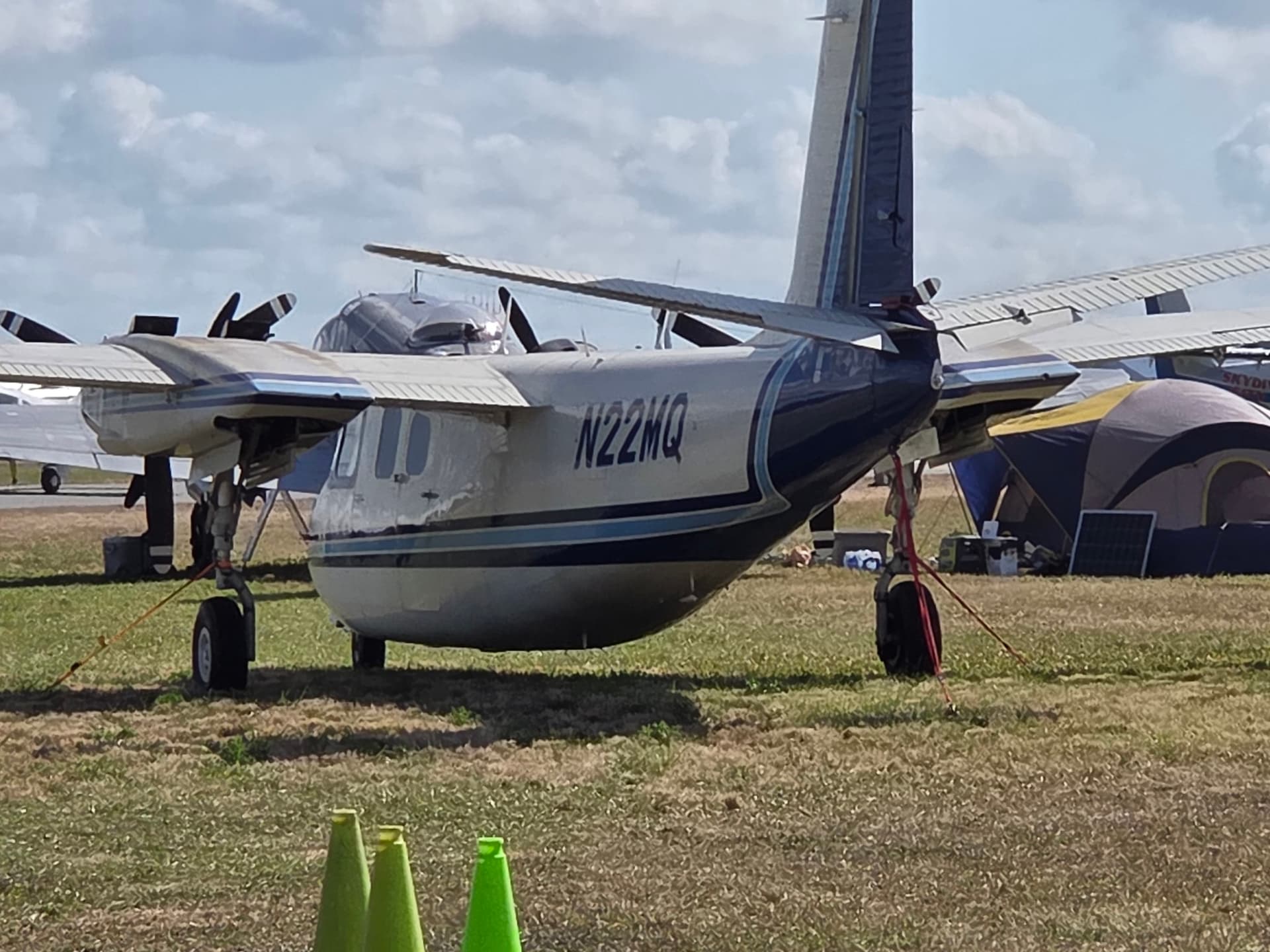 N22MQ — Aero Commander 500B at Lakeland Linder Intl
