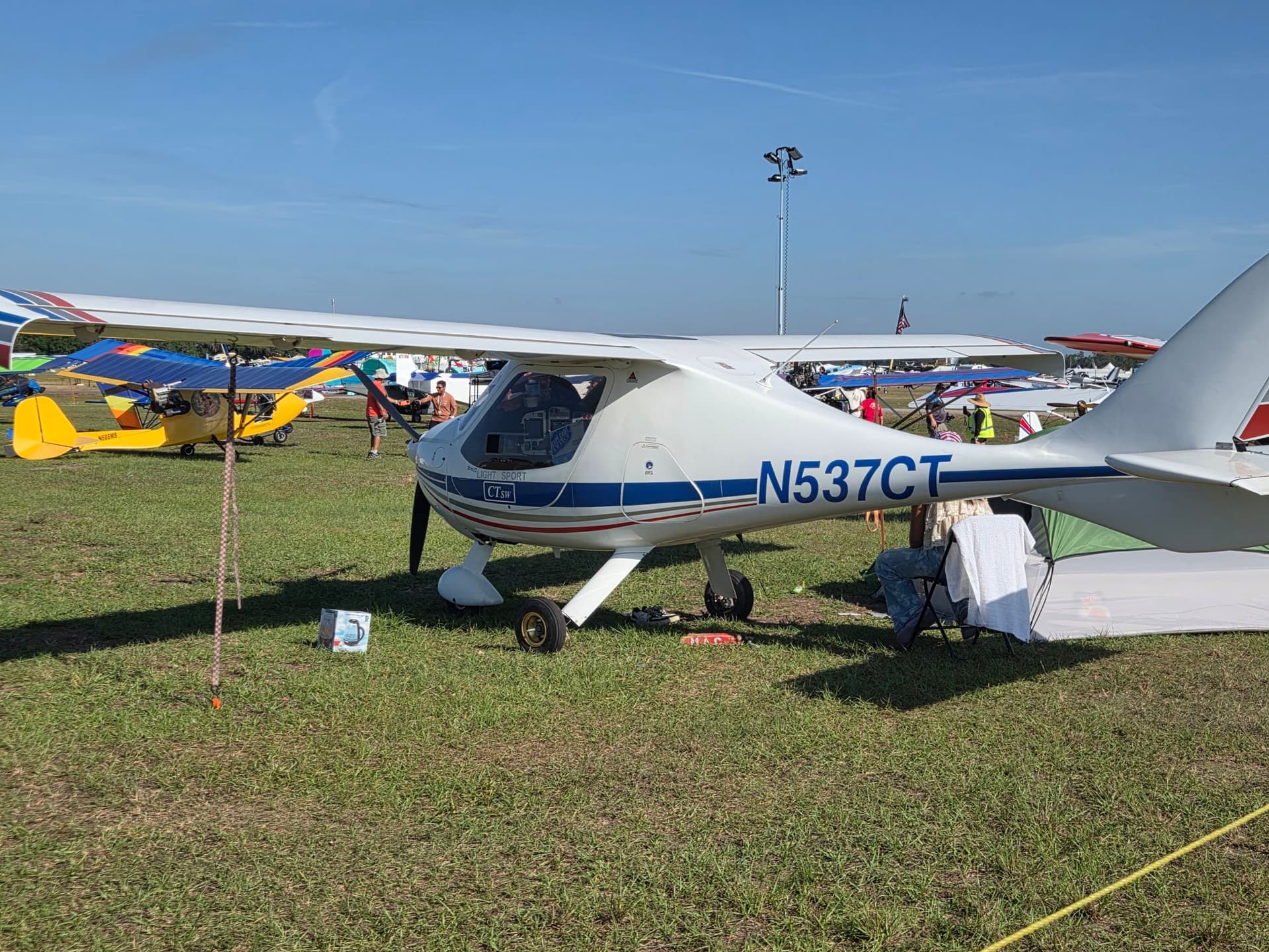 N537CT — Flight Design CTSW at Lakeland Linder Intl