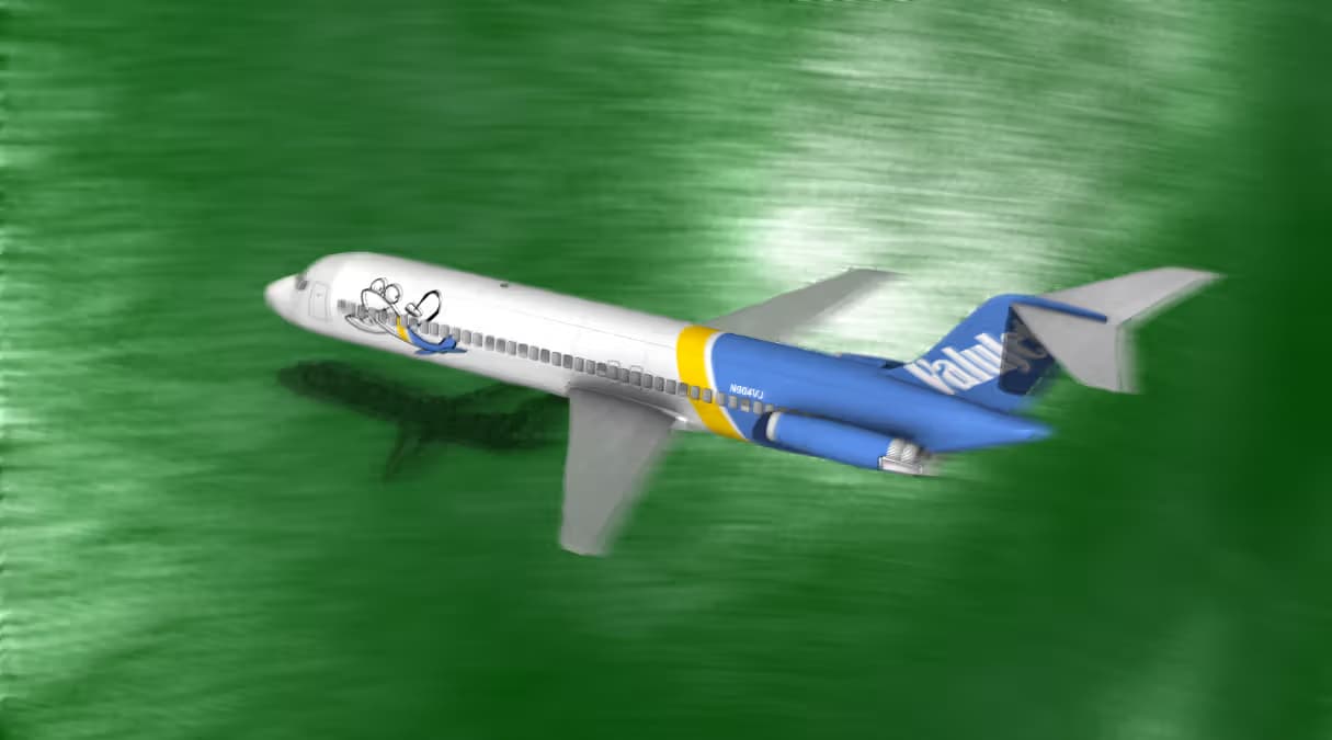 Unidentified — Twin-engine aircraft