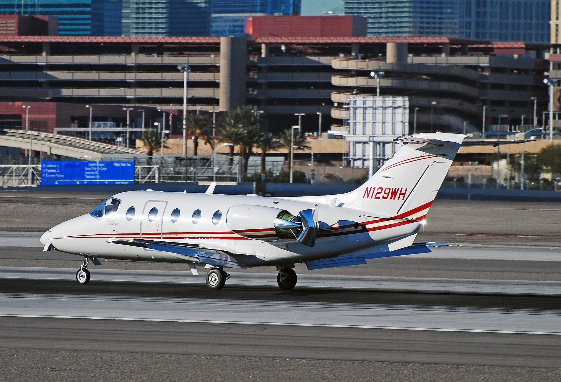 N129WH — Business jet