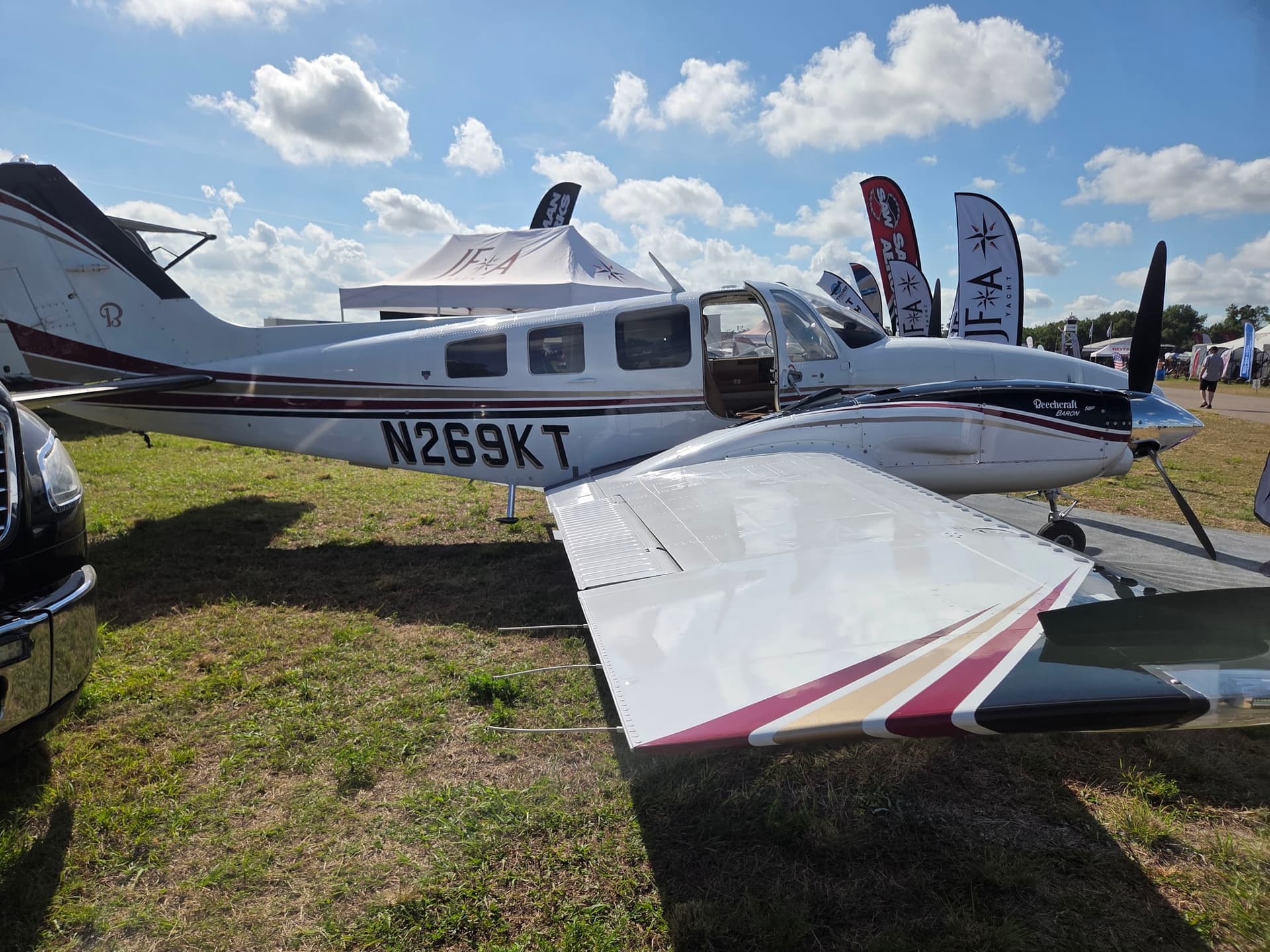N269KT — Beechcraft Baron 58P at Lakeland Linder Intl