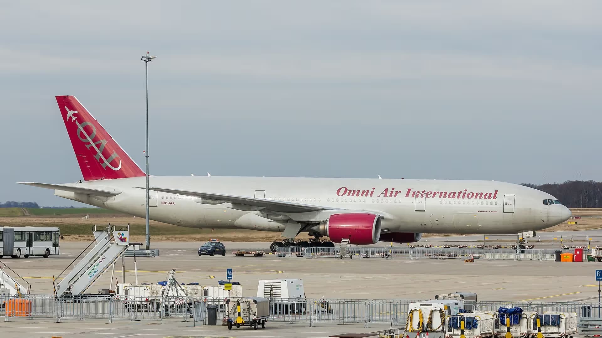 N819AX — Boeing at Frankfurt-Hahn Airport