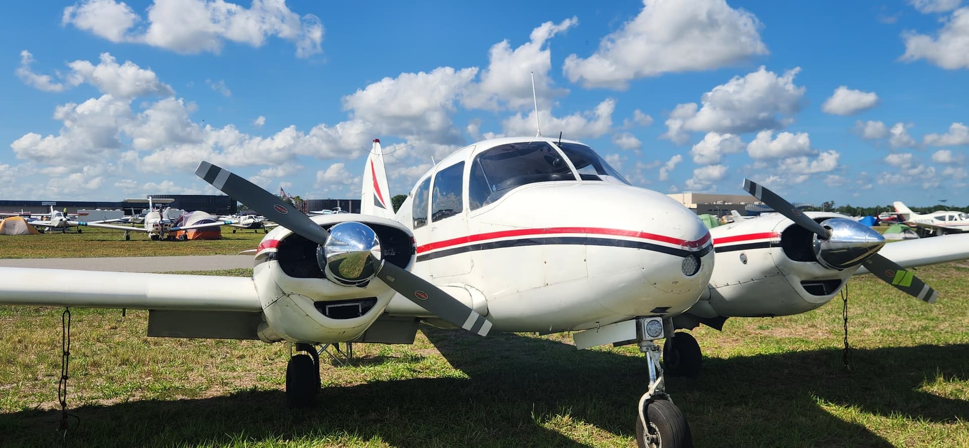 N4107P — Piper Apache PA-23-160 at Lakeland Linder Intl