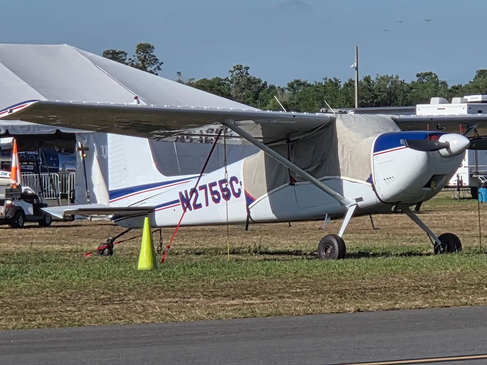 N2755C — Cessna 180 at Lakeland Linder Intl