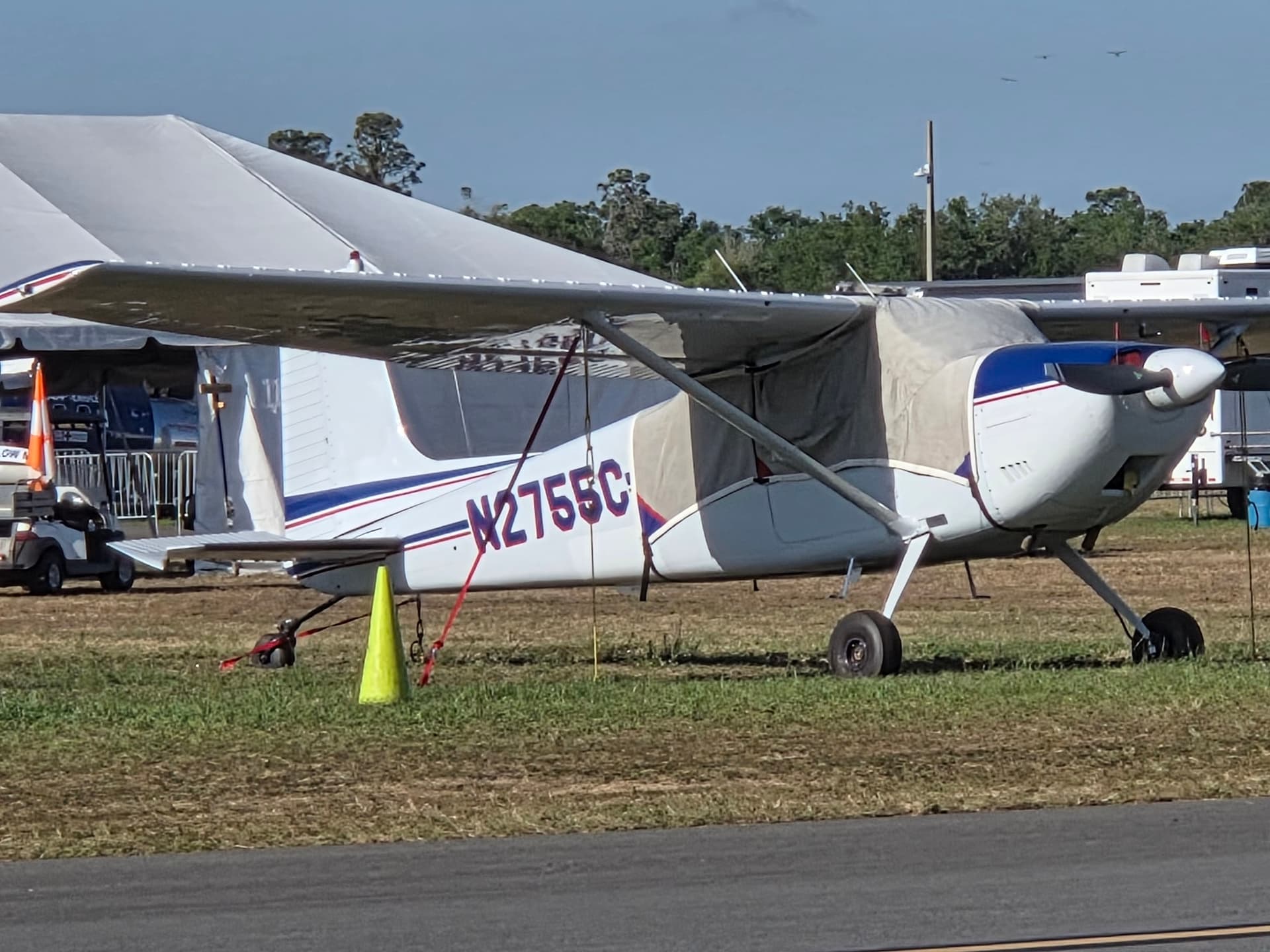 N2755C — Cessna 180 at Lakeland Linder Intl