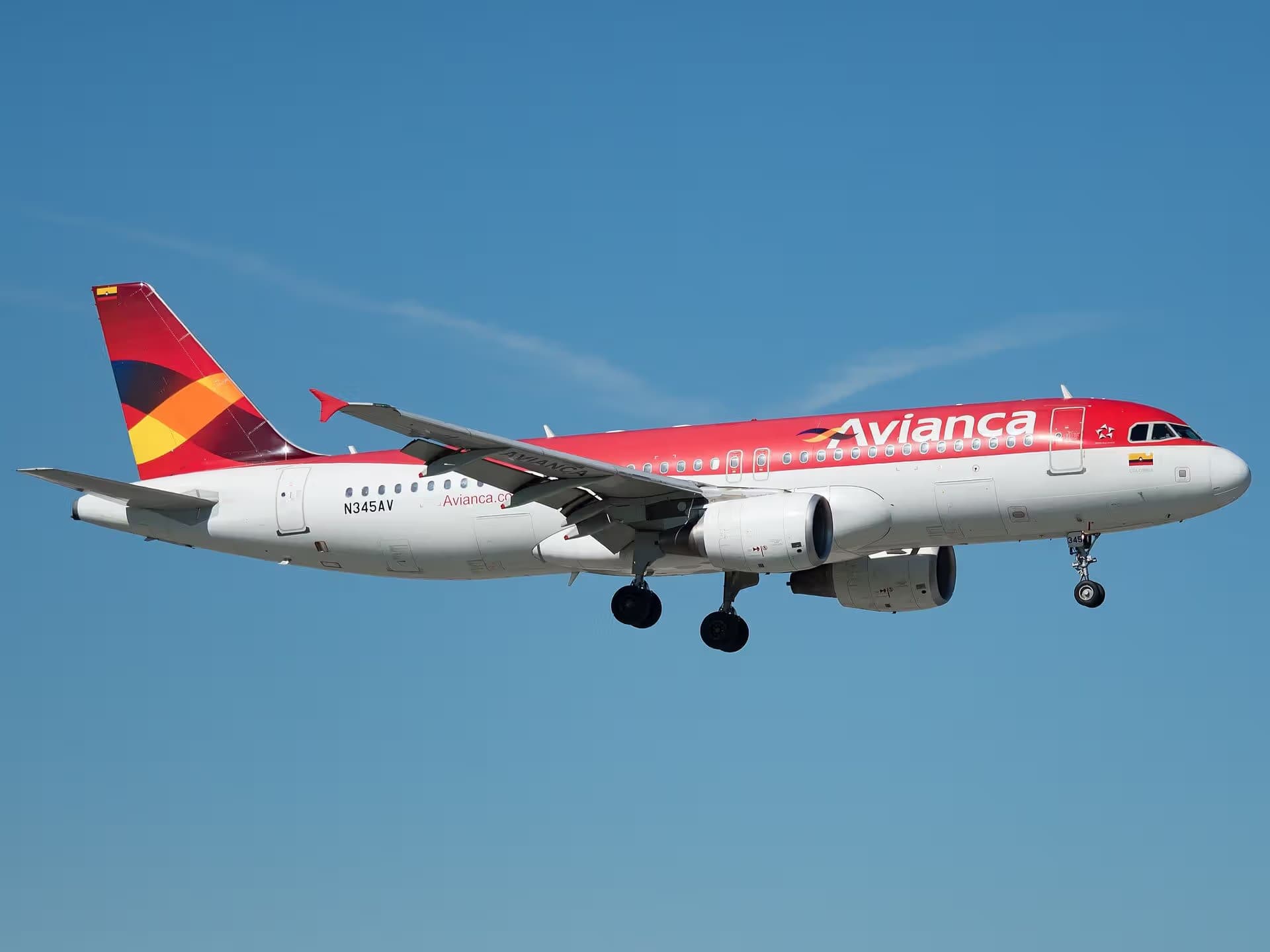 N345AV — Airbus at Miami International Airport
