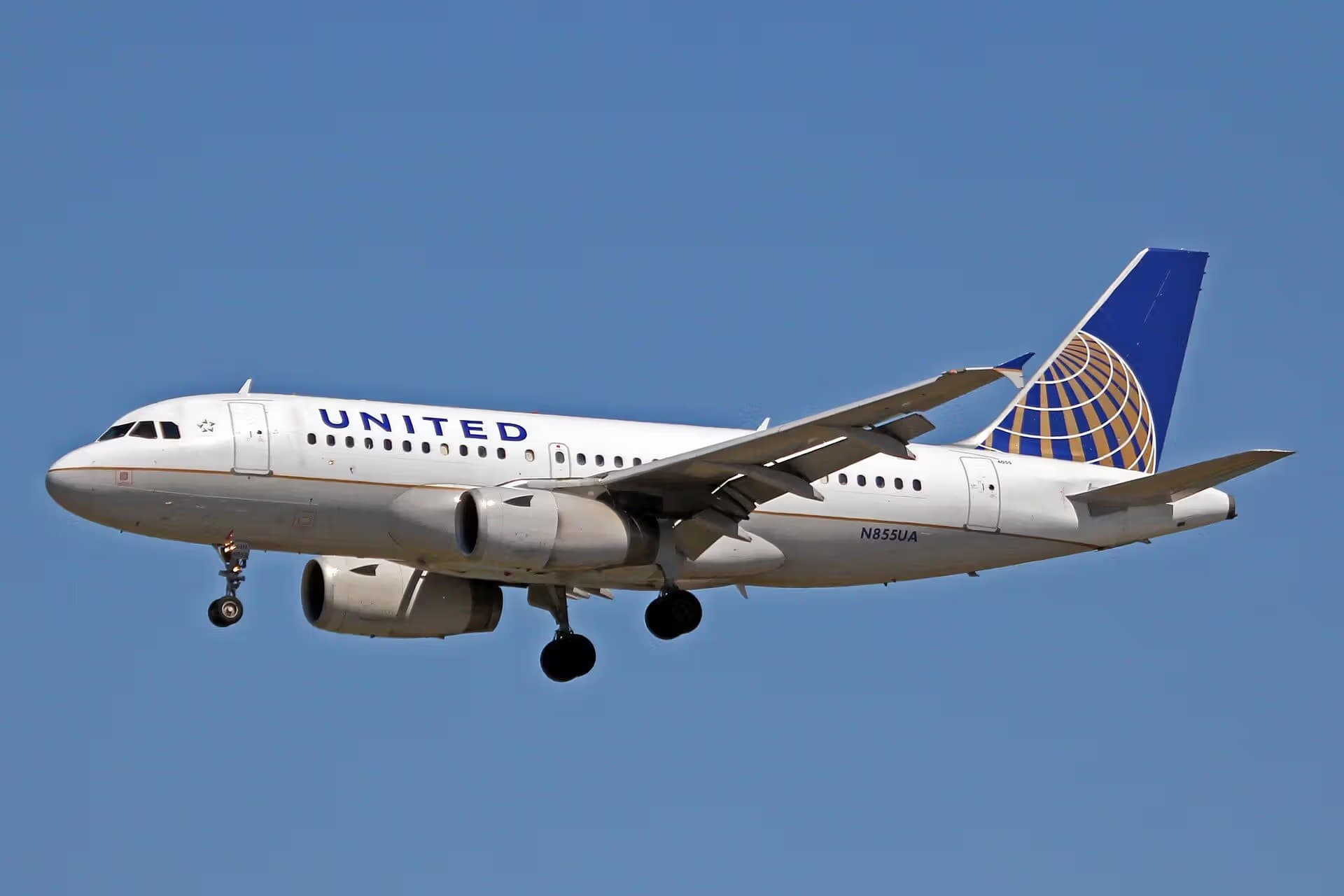 N855UA — Airbus