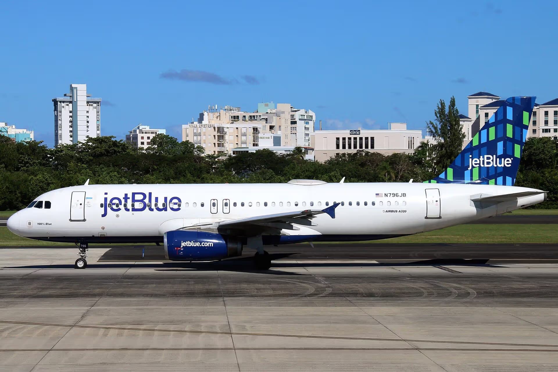N796JB — Airbus