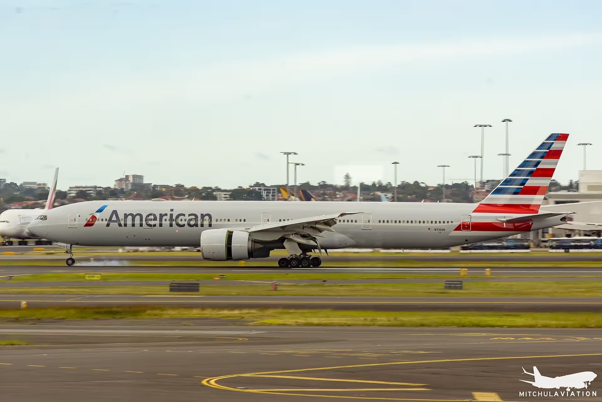 N718AN — Boeing at Sydney Kingsford Smith International Airport