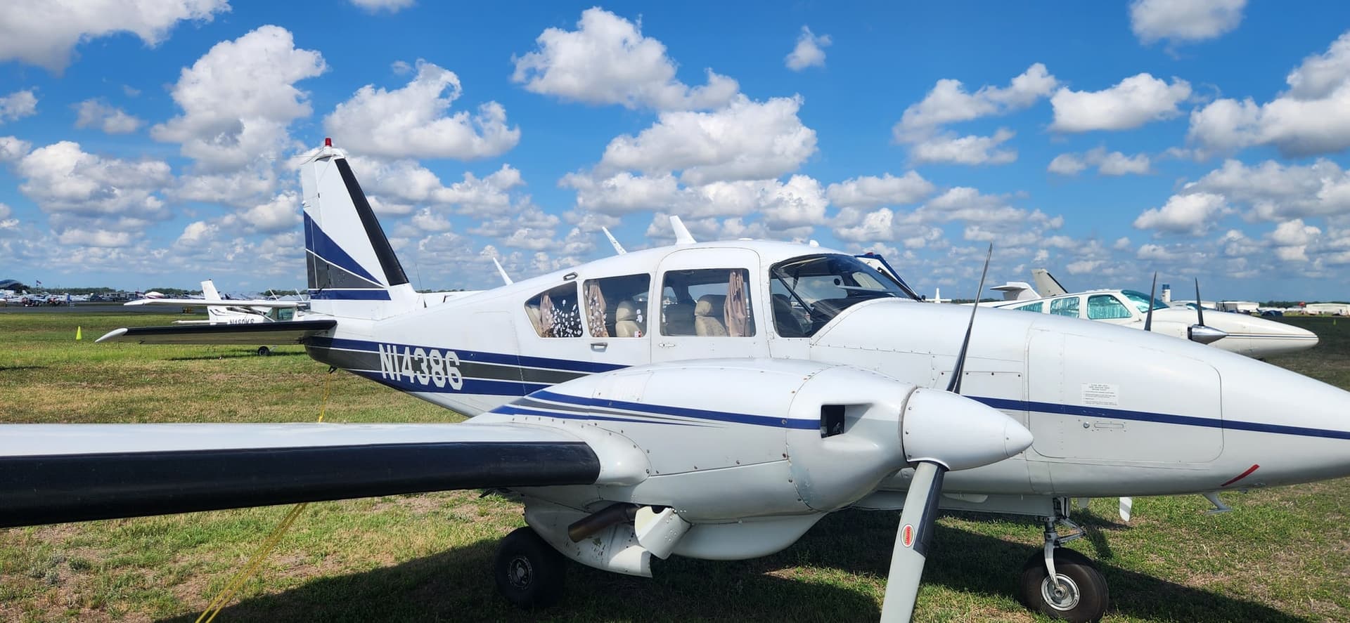 N14386 — Piper Apache PA-23-250 at Lakeland Linder Intl
