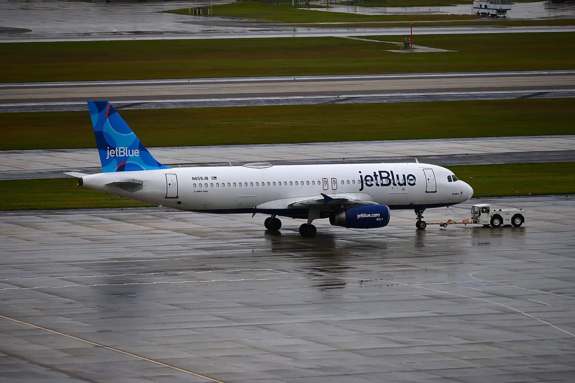 N659JB — Airbus at Tampa International Airport