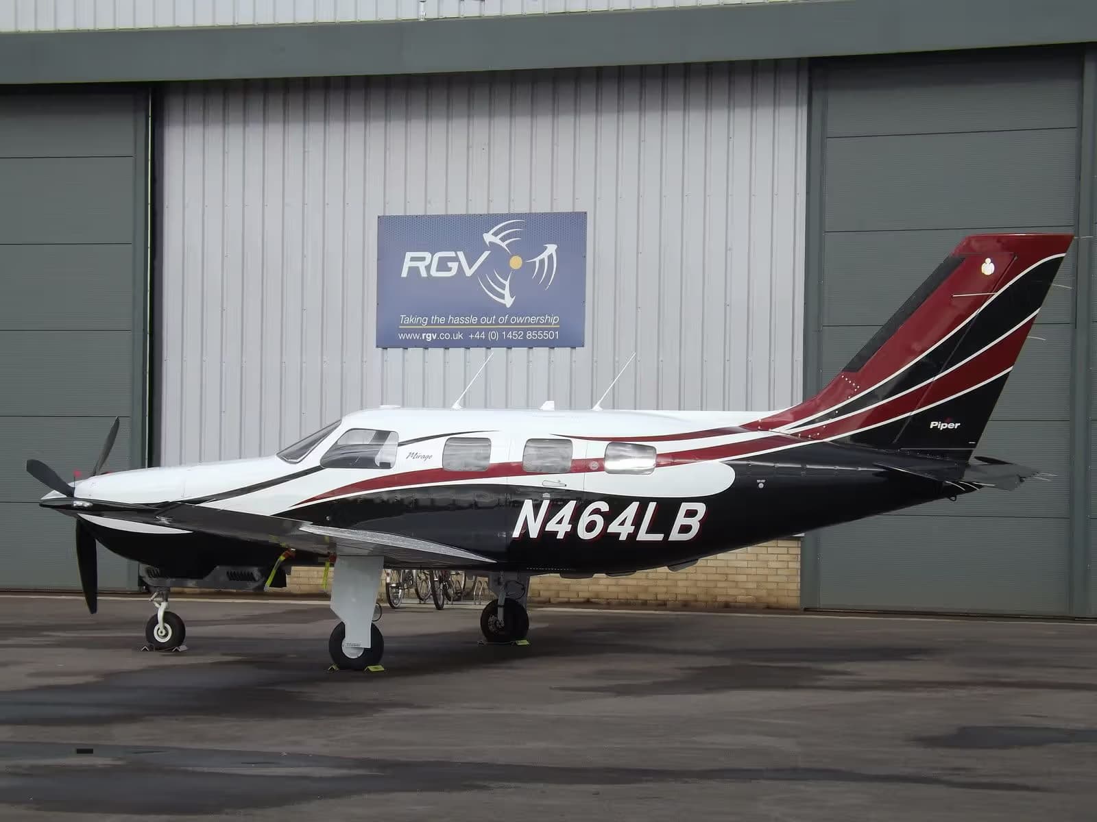 N464LB — Piper