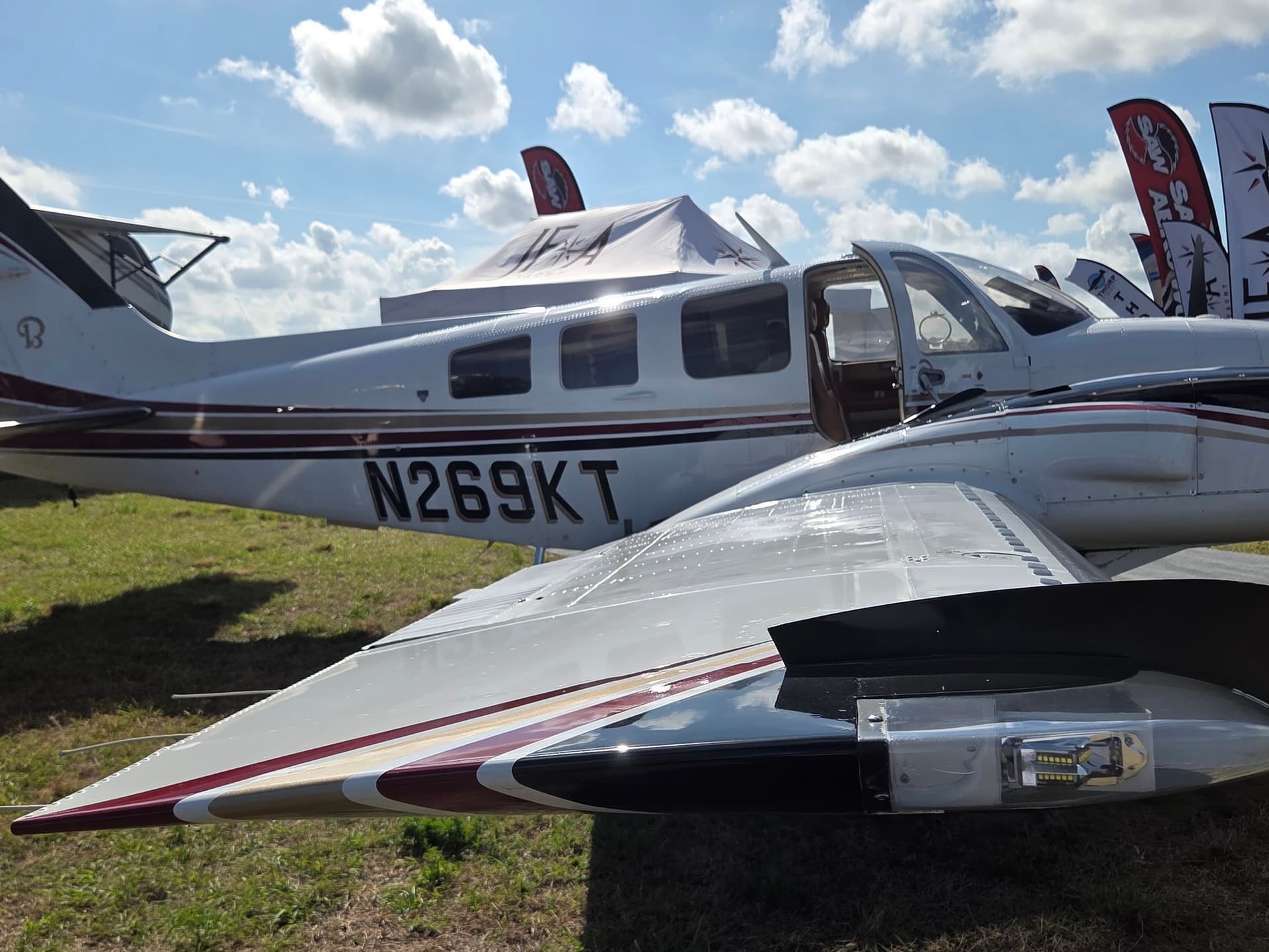 N269KT — Beechcraft Baron 58P at Lakeland Linder Intl