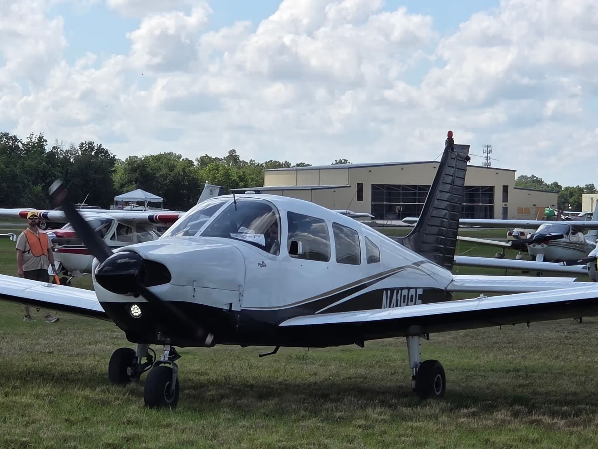 N4100F — Piper PA-28-151 Cherokee Warrior at Lakeland Linder Intl