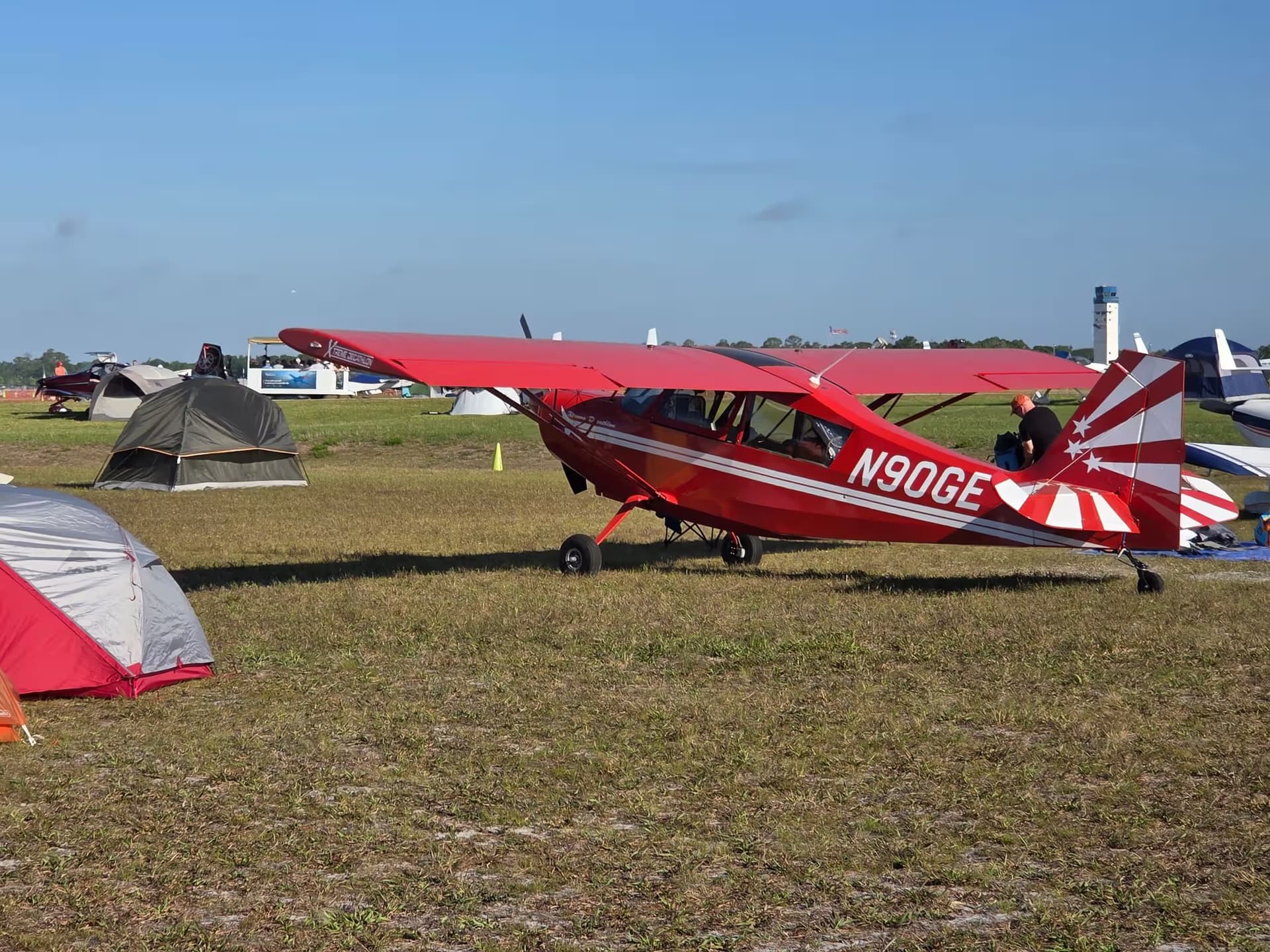 N90GE — American Champion 8KCAB at Lakeland Linder Intl