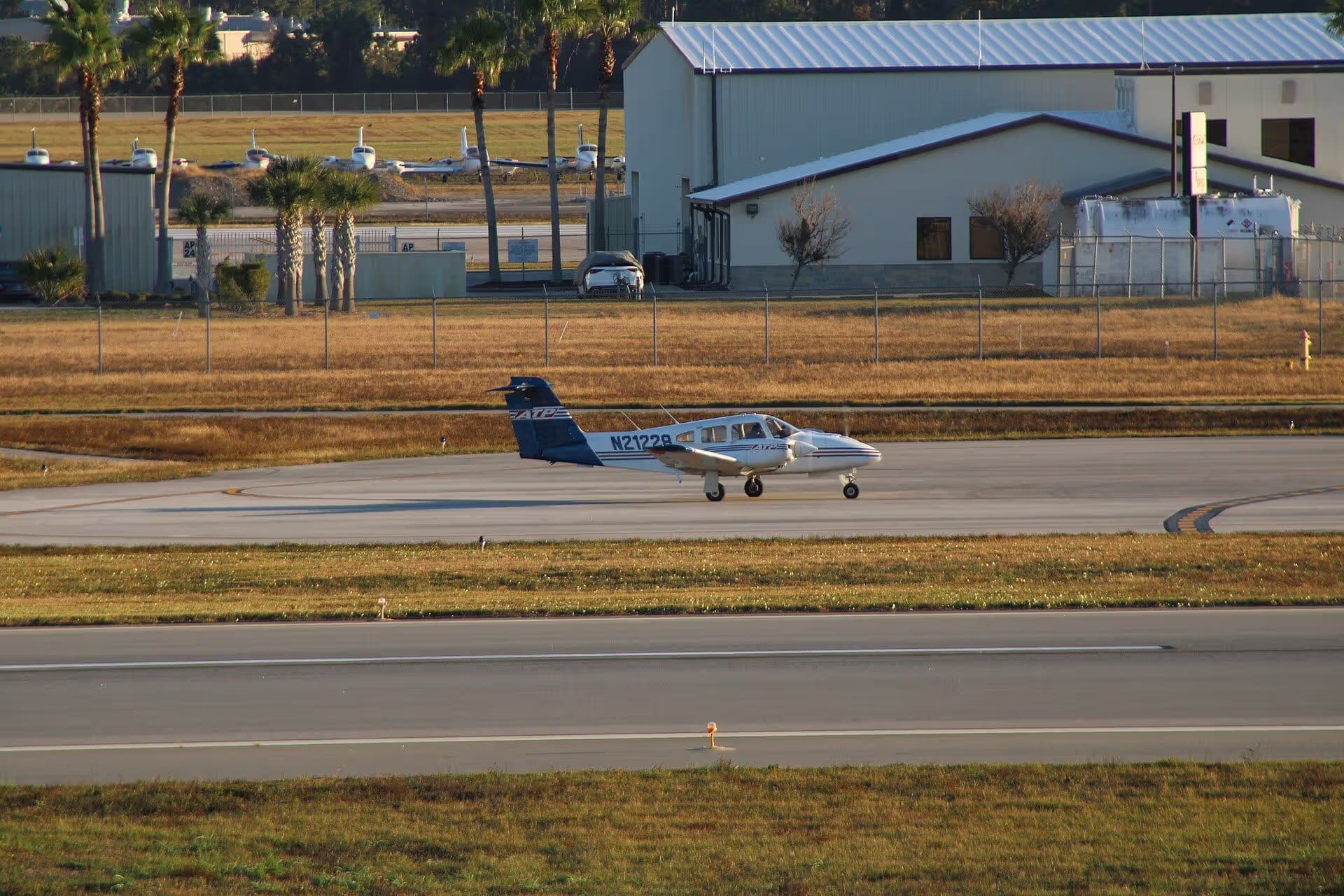 N21228 — Twin-engine aircraft
