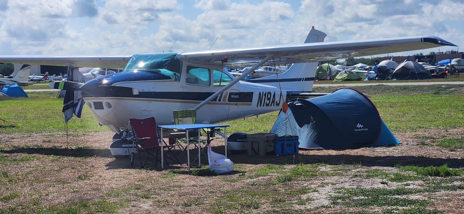 N19AJ — Cessna 182Q at Lakeland Linder Intl