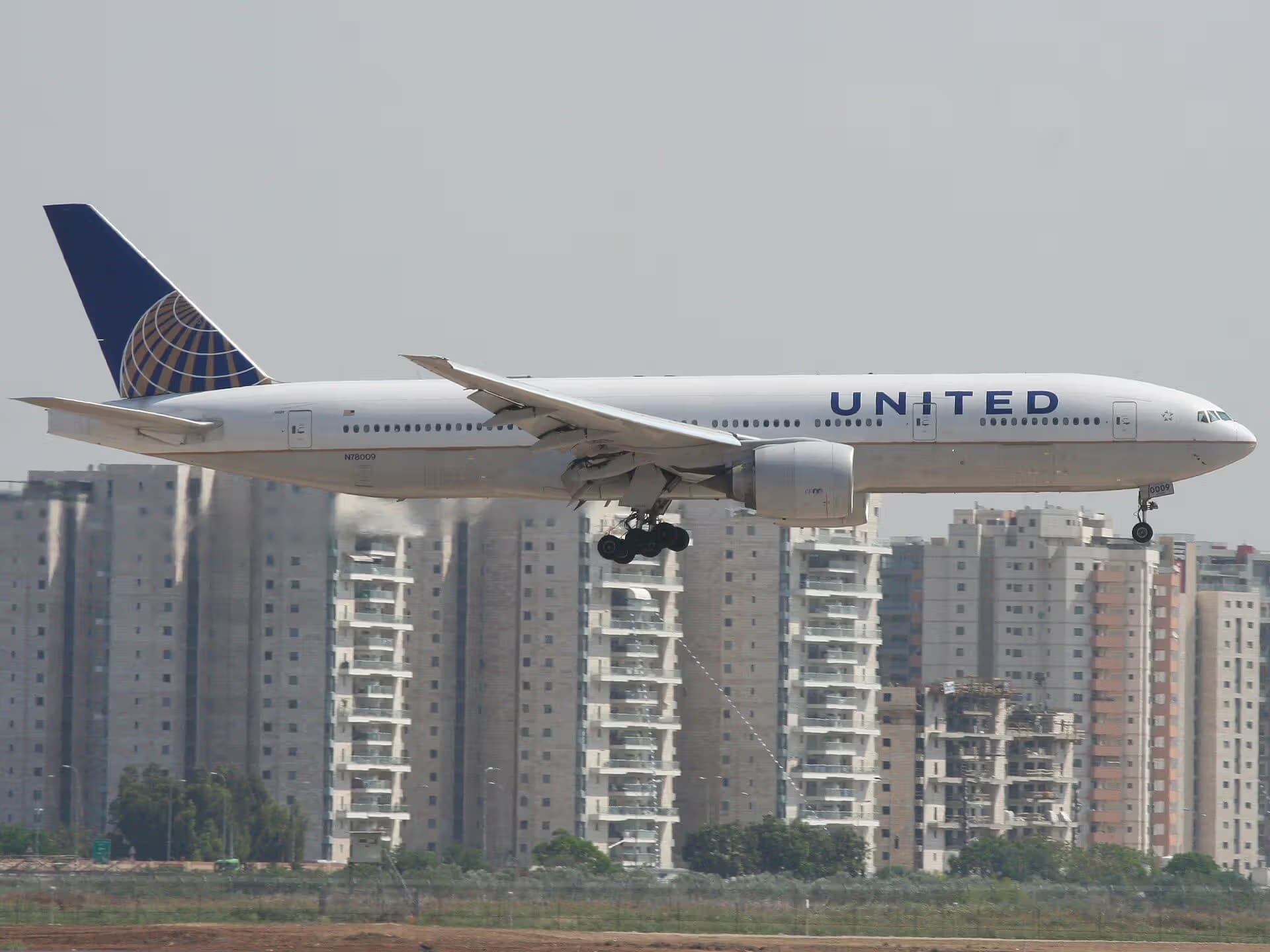 N78009 — Boeing at Ben Gurion International Airport