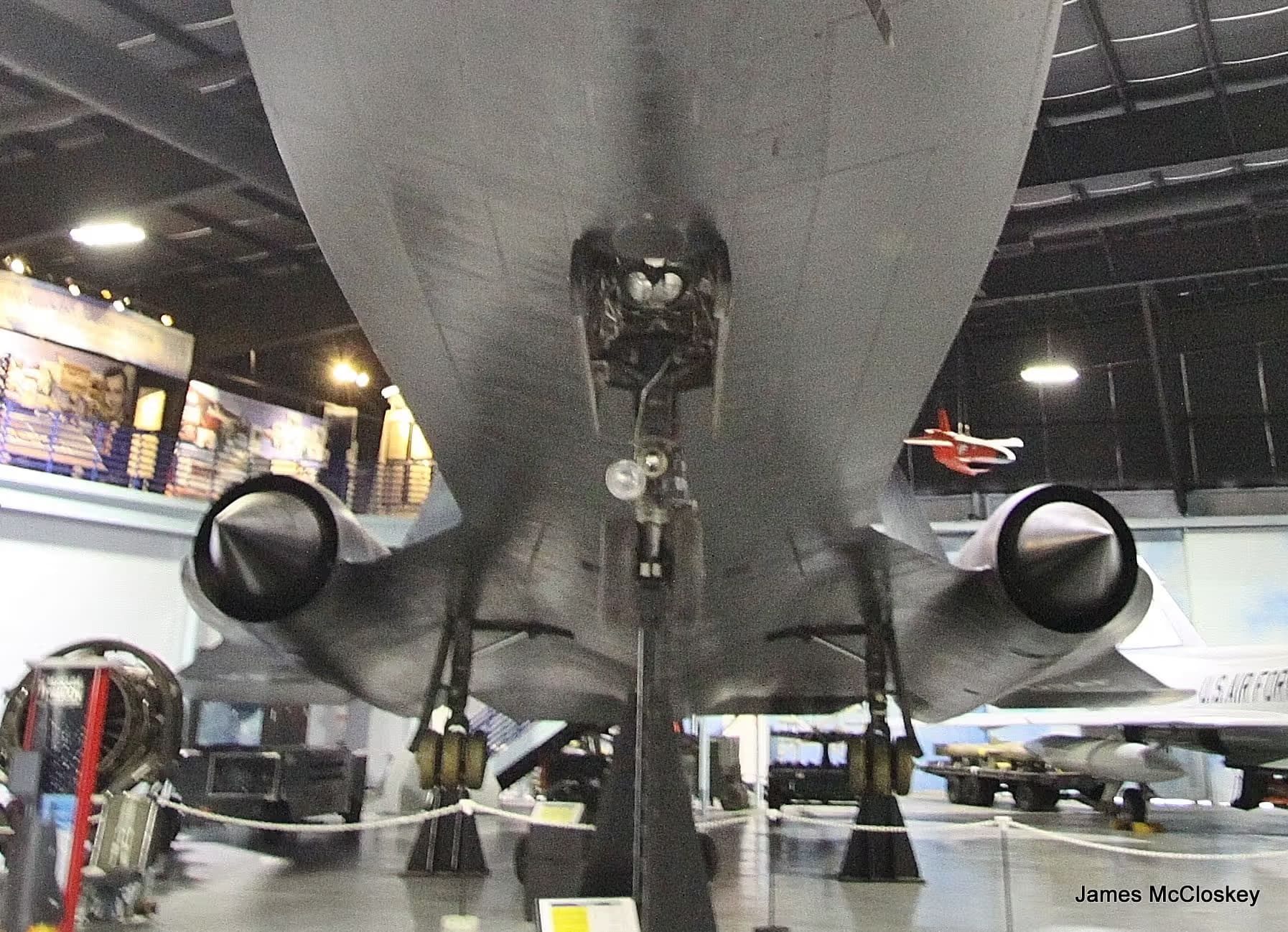 Unidentified — Twin-engine aircraft at Robins Air Force Base