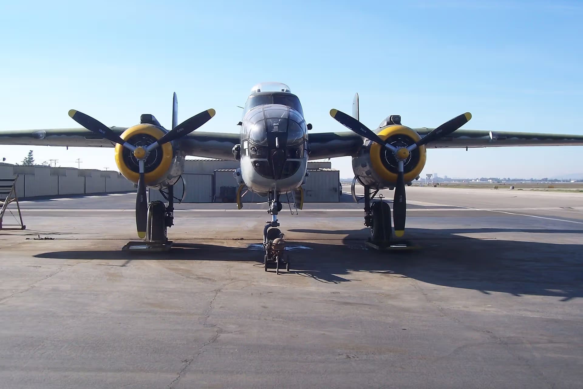 Unidentified — Twin-engine aircraft