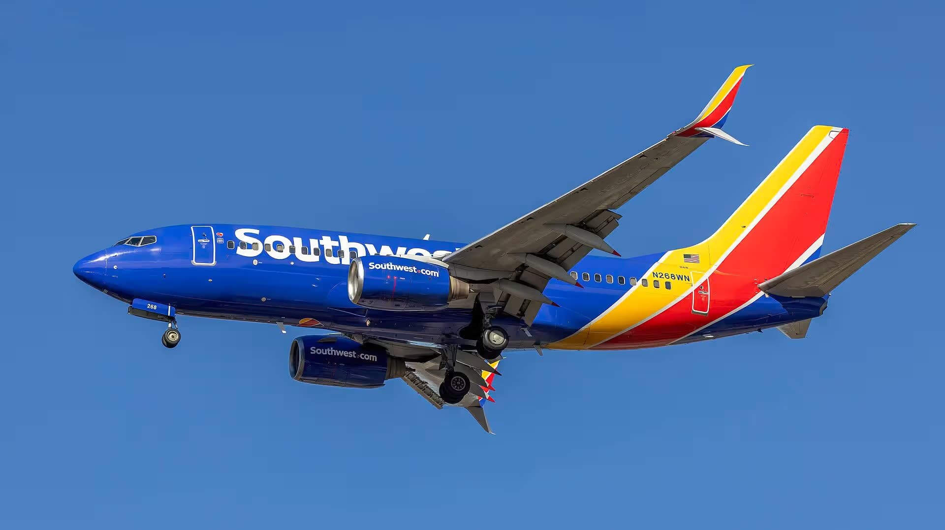 N268WN — Boeing
