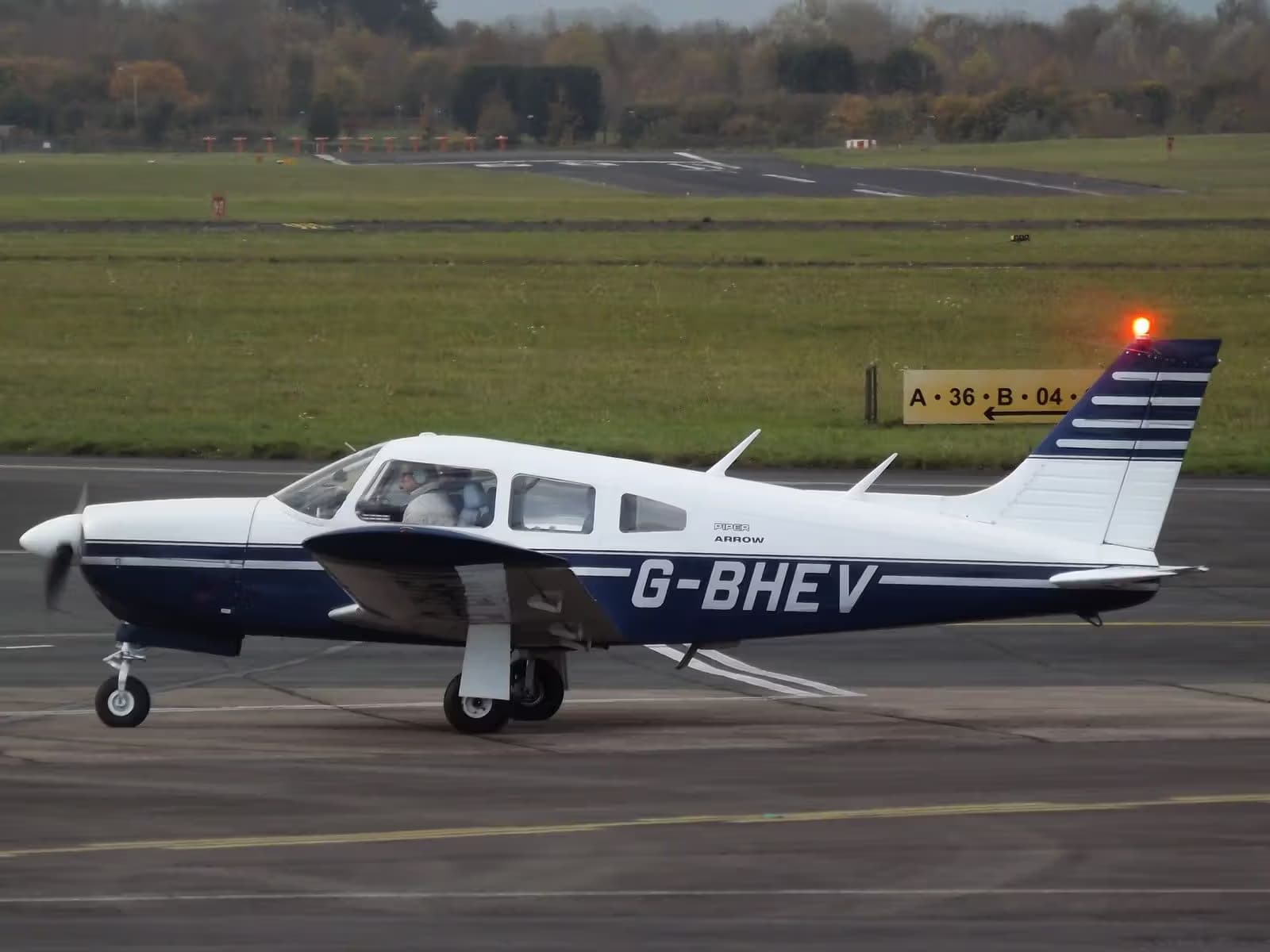 G-BHEV — Piper