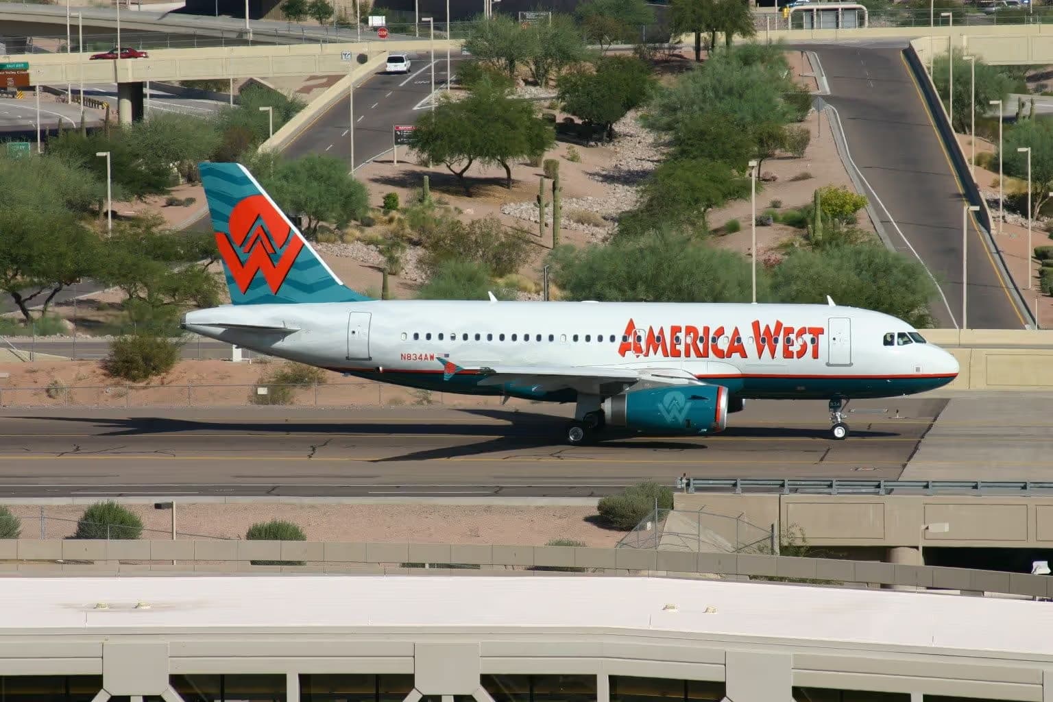 N834AW — Airbus