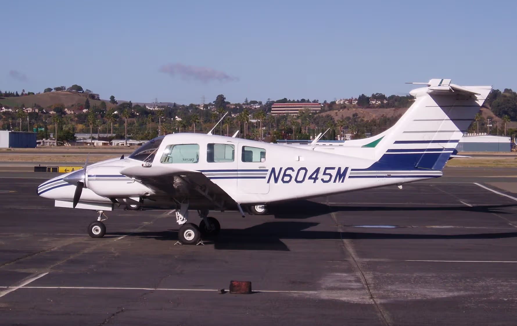 N6045M — Twin-engine aircraft